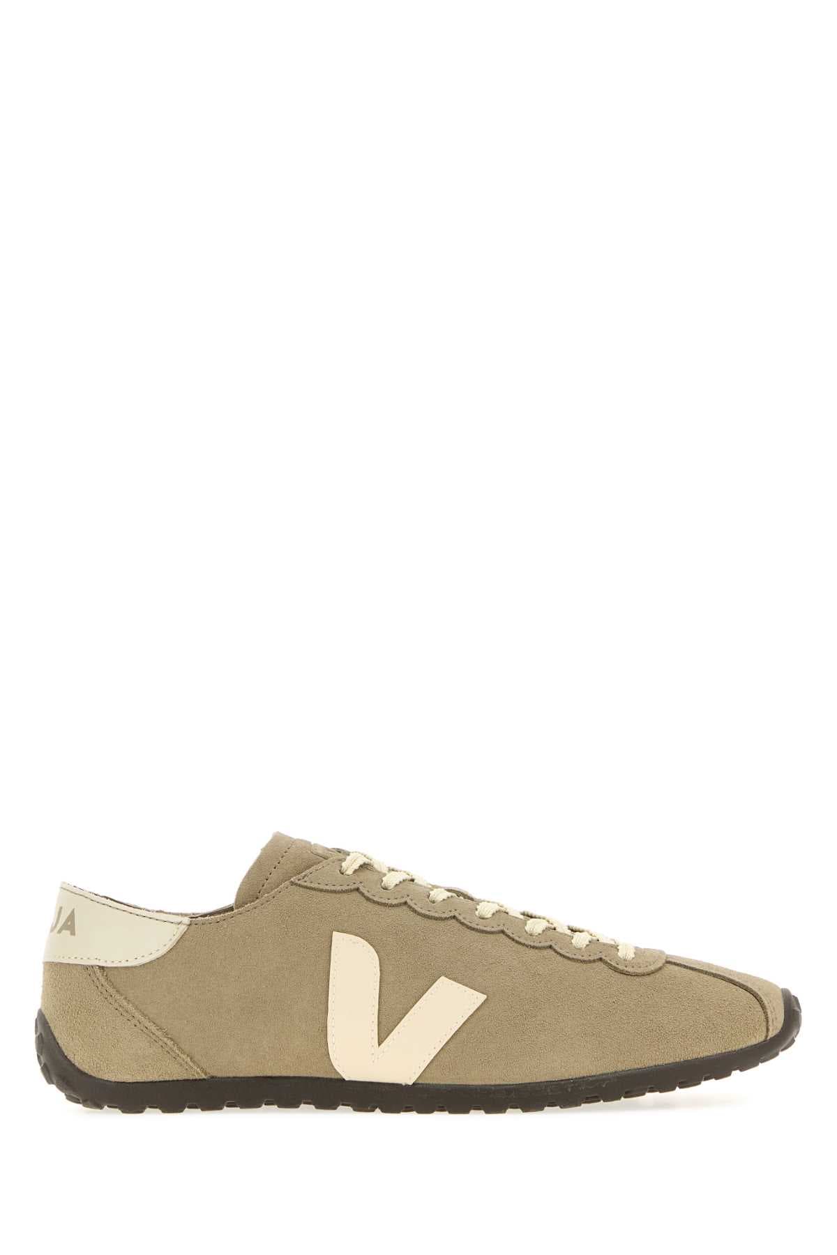 Dove grey suede Cateyes sneakers