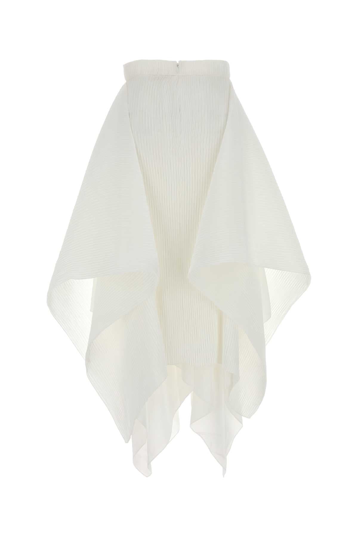 White polyester skirt - мініатюра 2