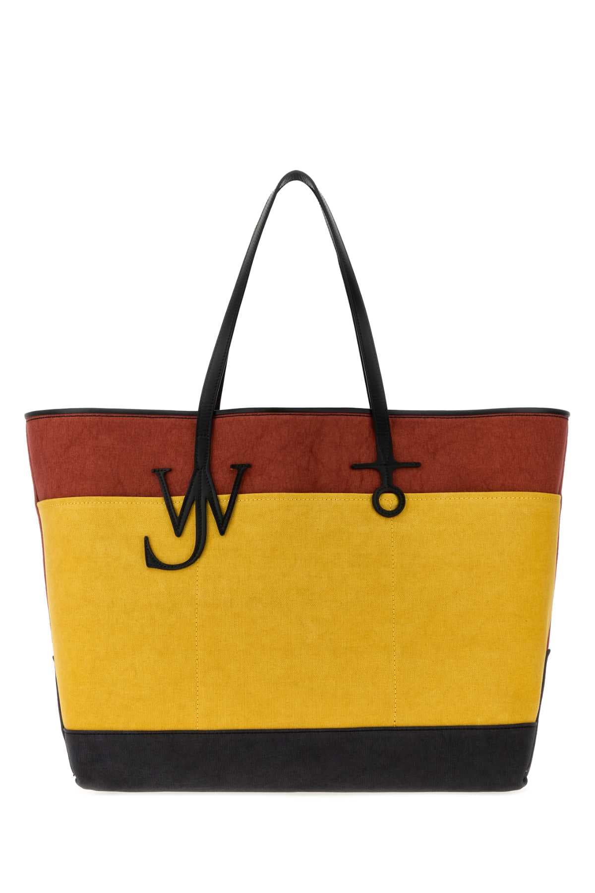 Multicolor canvas Anchor XL shopping bag
