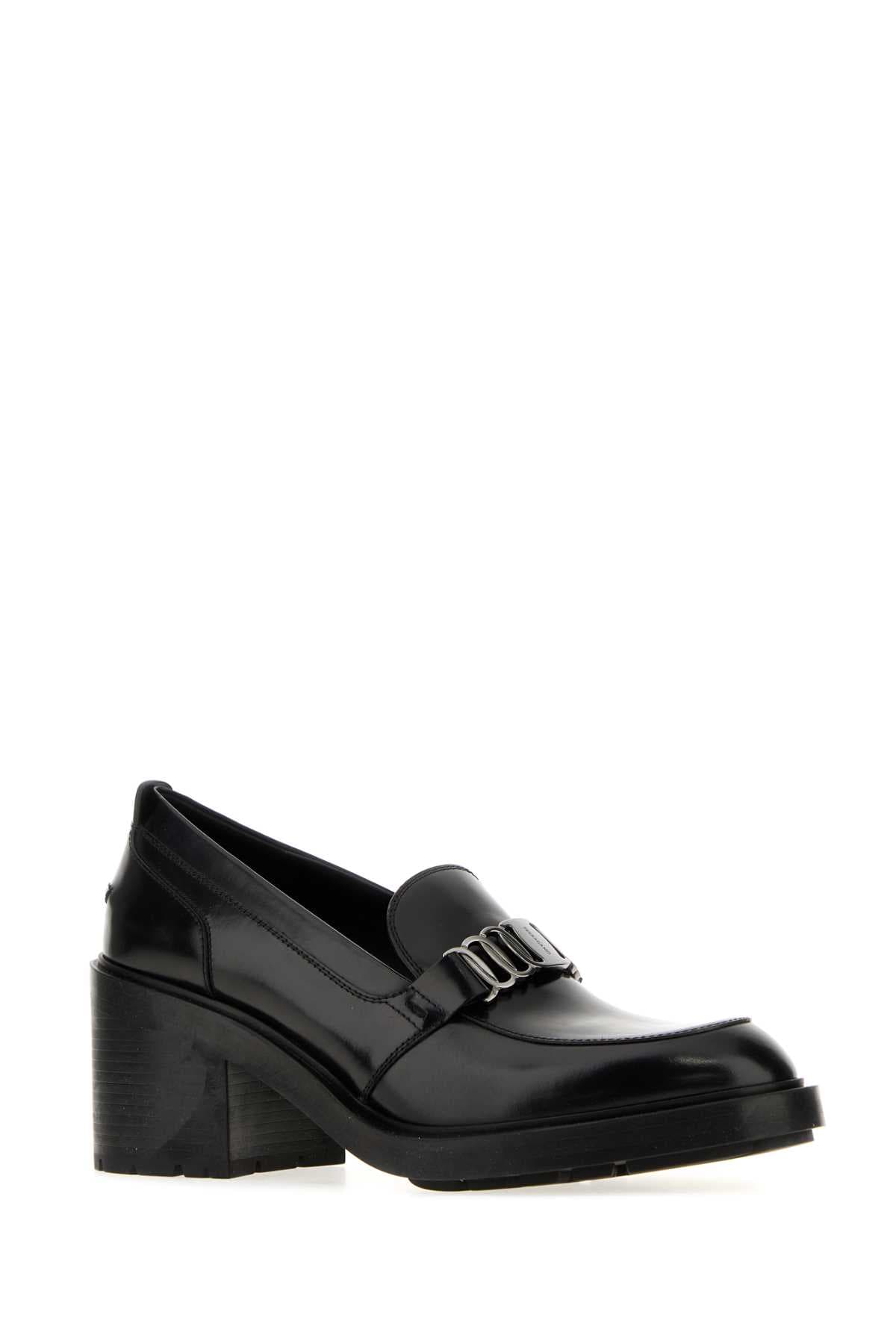 Black leather Marla pumps - мініатюра 2