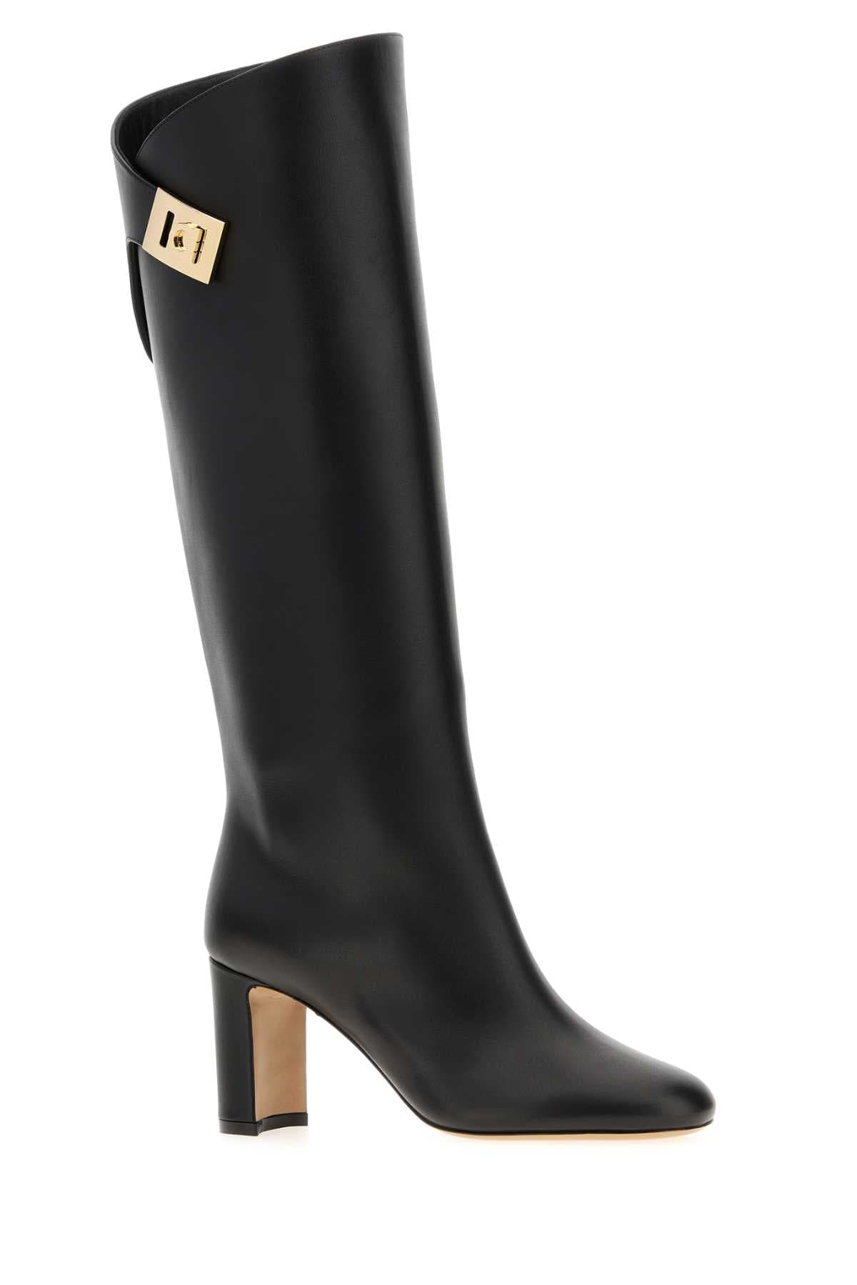 Black leather Elli boots - мініатюра 2