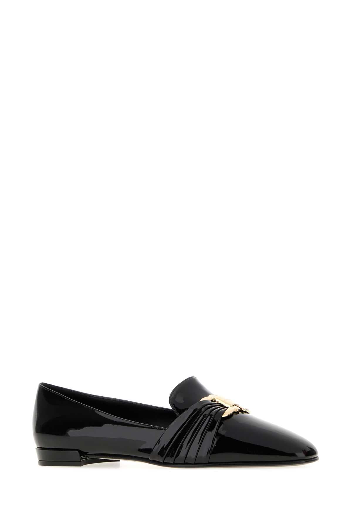 Black leather Lumie loafers - мініатюра 2