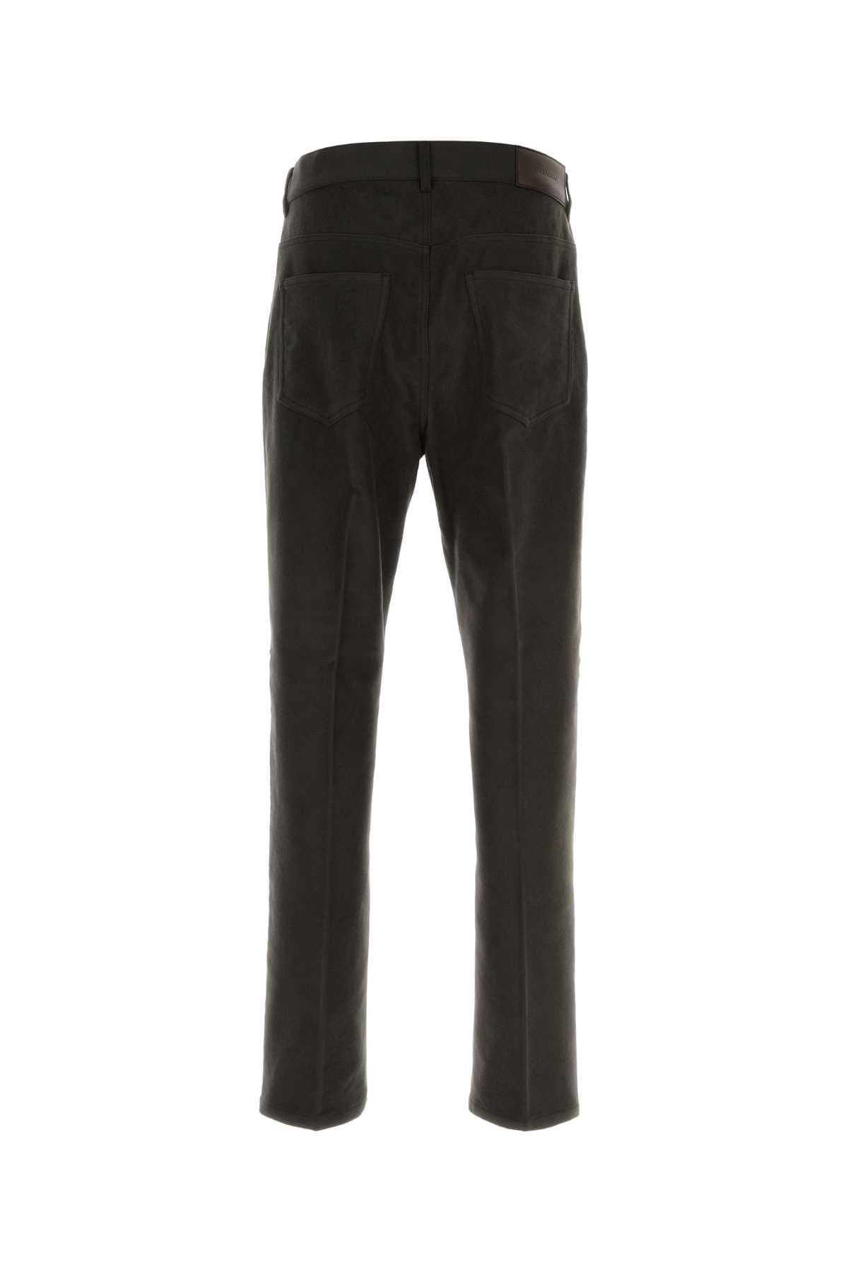 Dark brown flannel pant - мініатюра 2