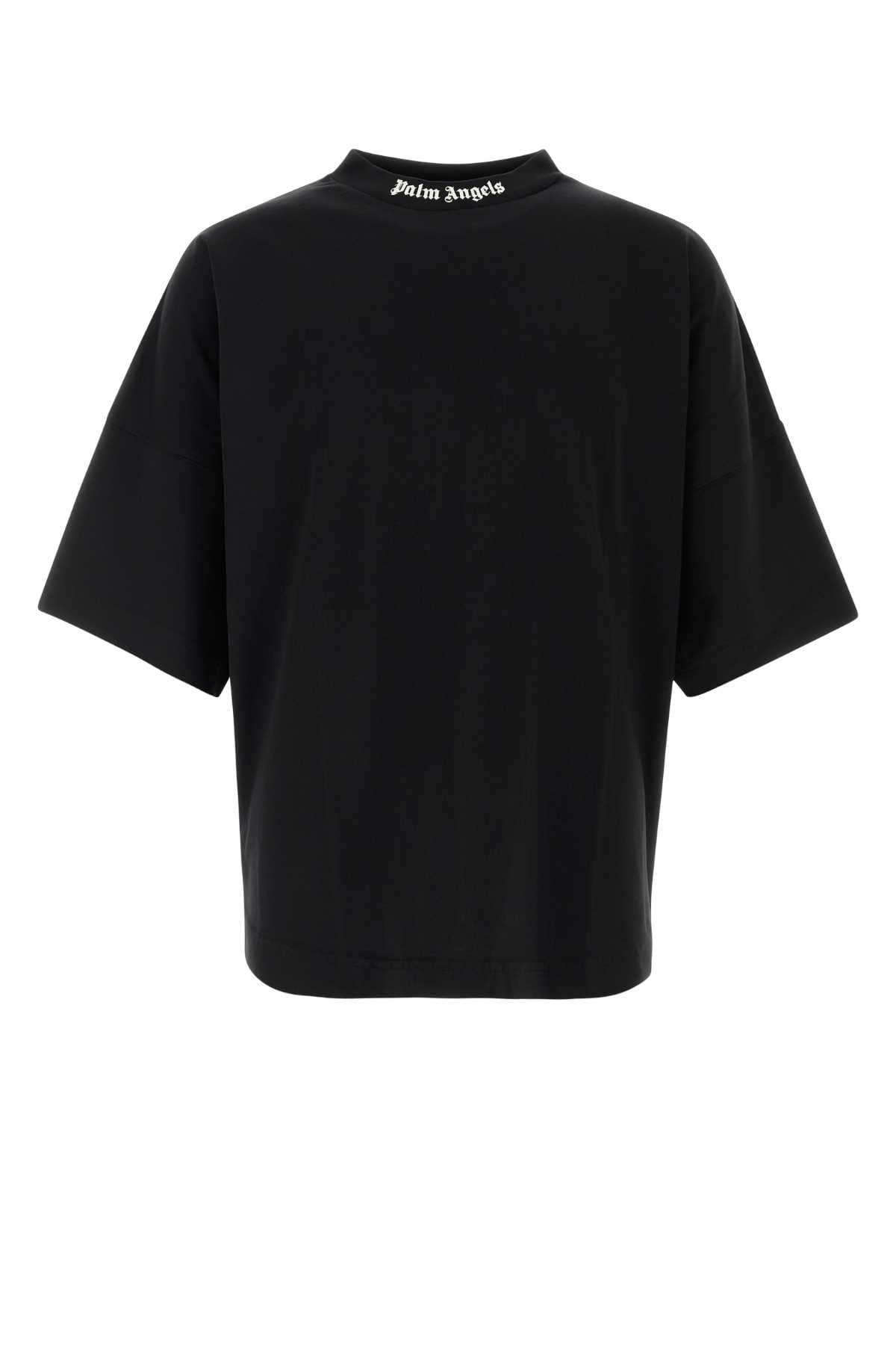 Black cotton oversize t-shirt