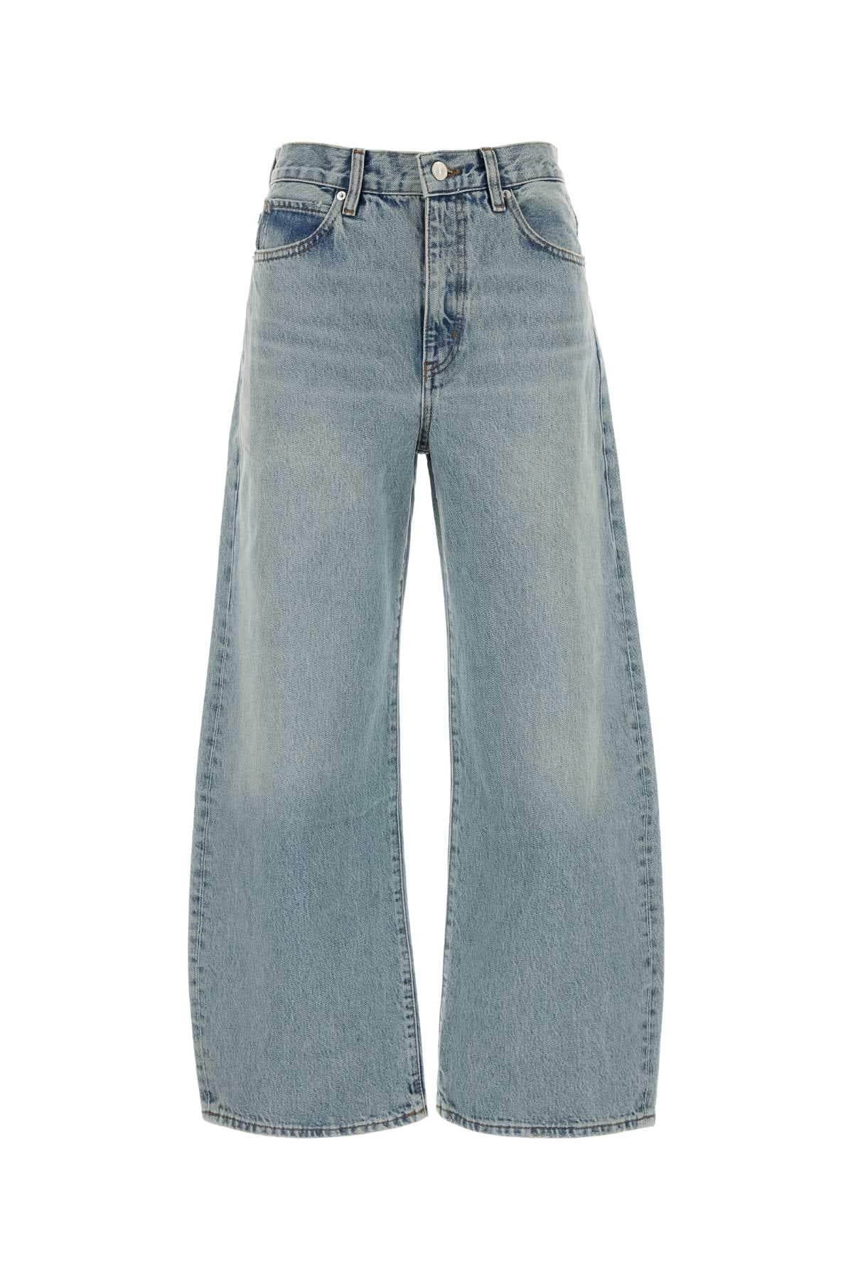 Denim The Bow wide-leg jeans