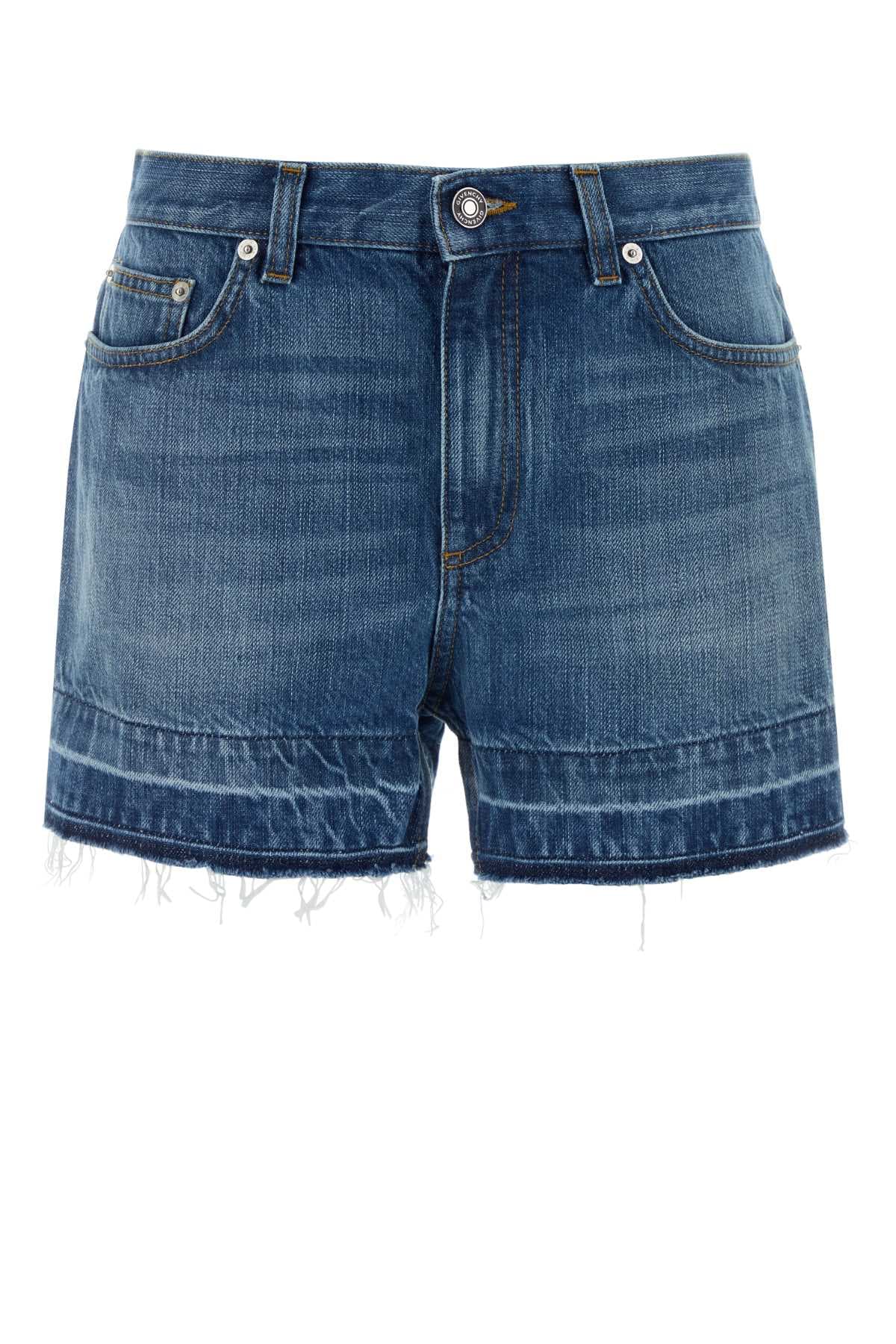 Denim shorts