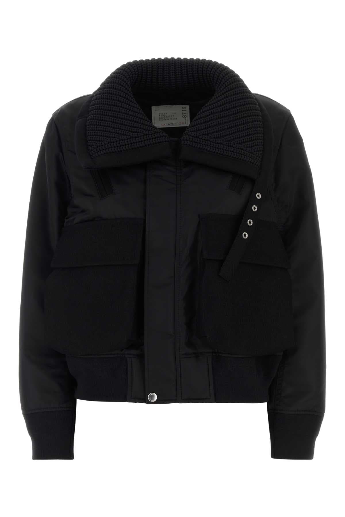 Black nylon jacket