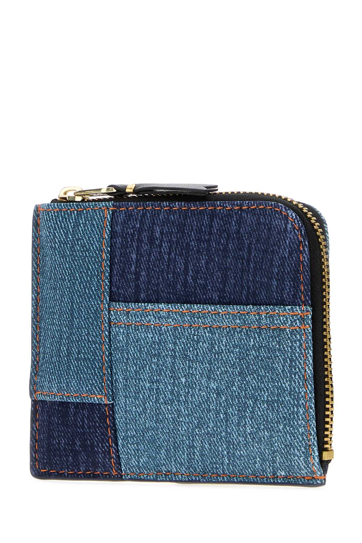 Two-tone denim coin purse - мініатюра 2