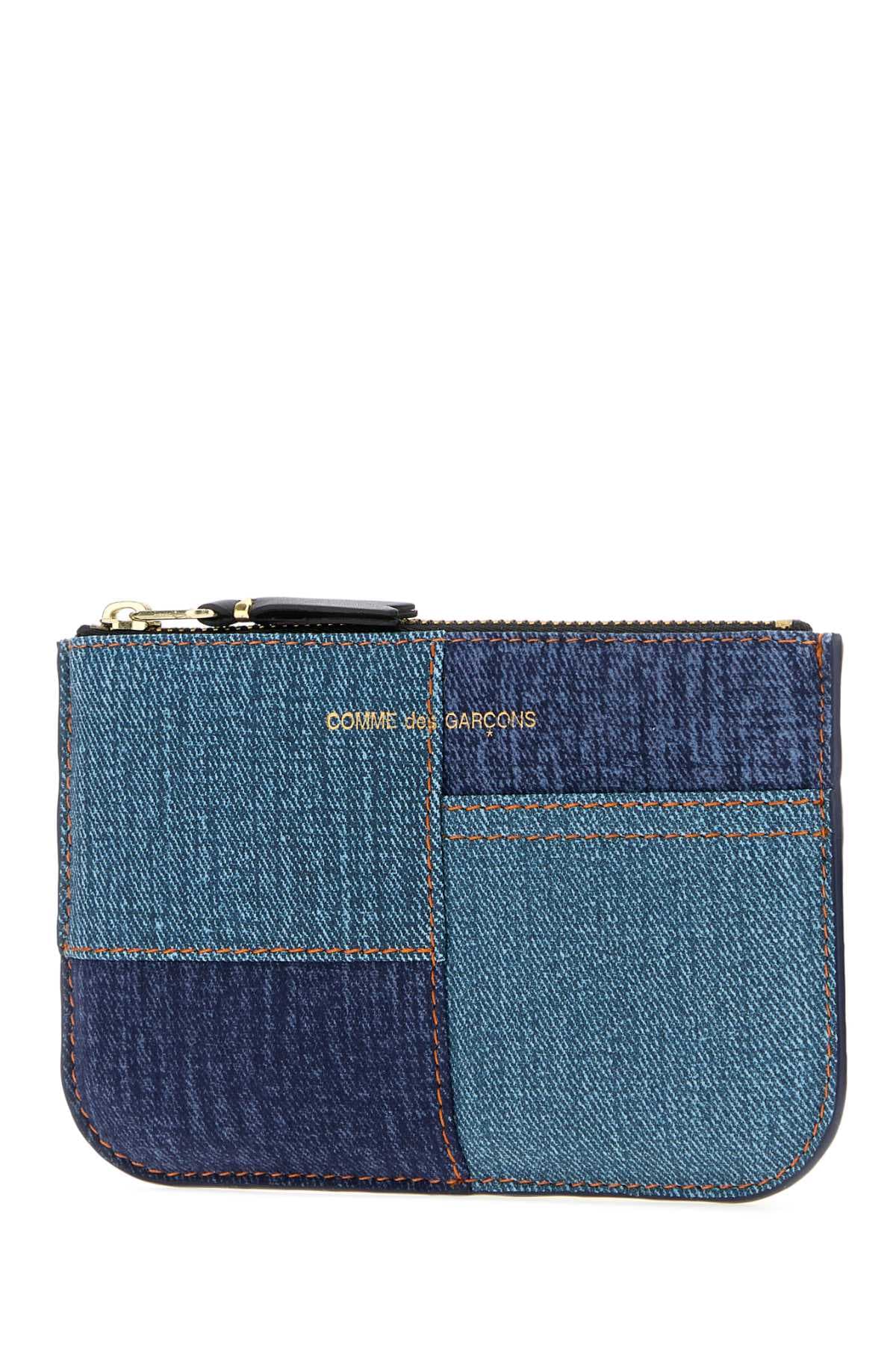 Two-tone denim coin purse - мініатюра 2