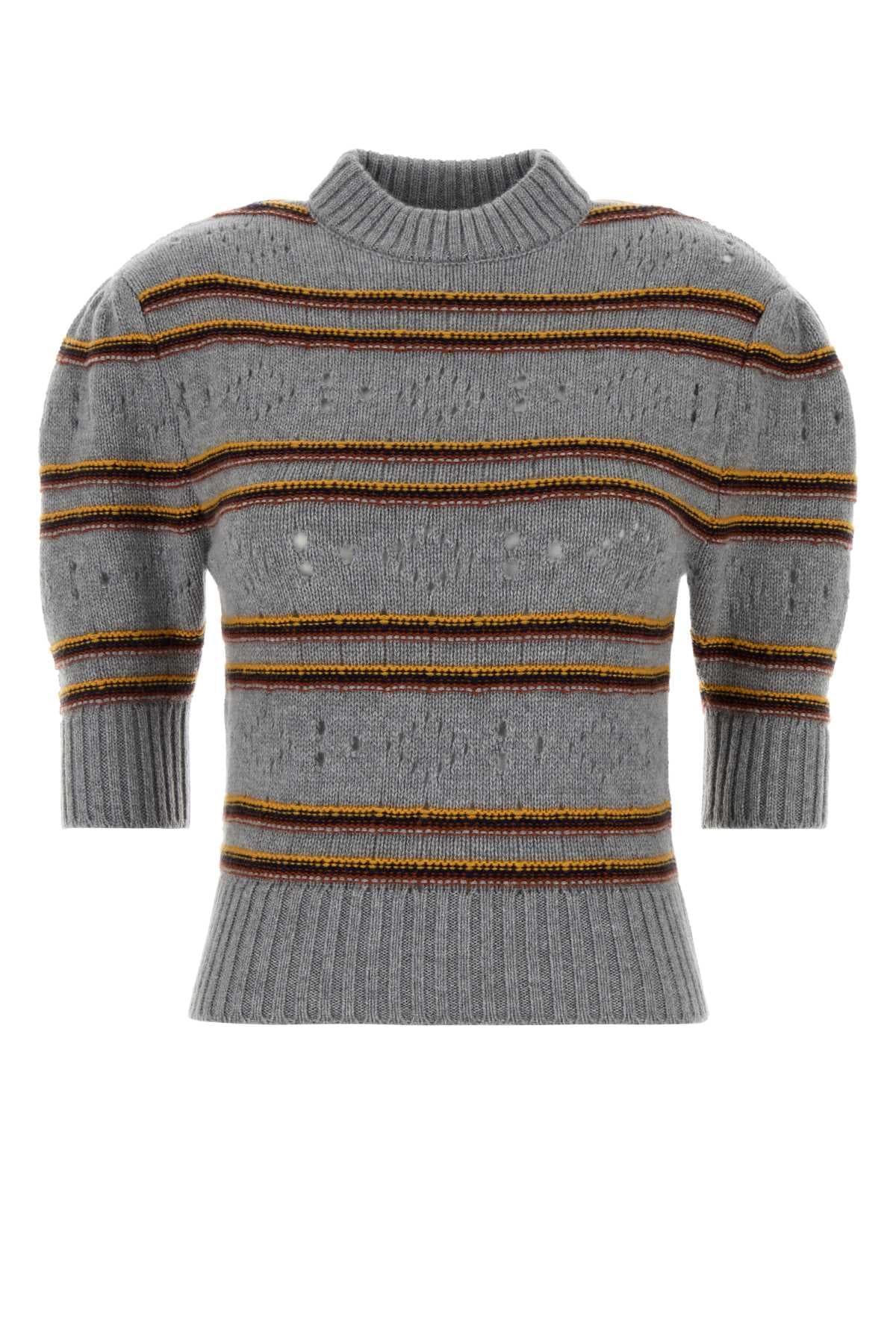 Embroidered cashmere sweater