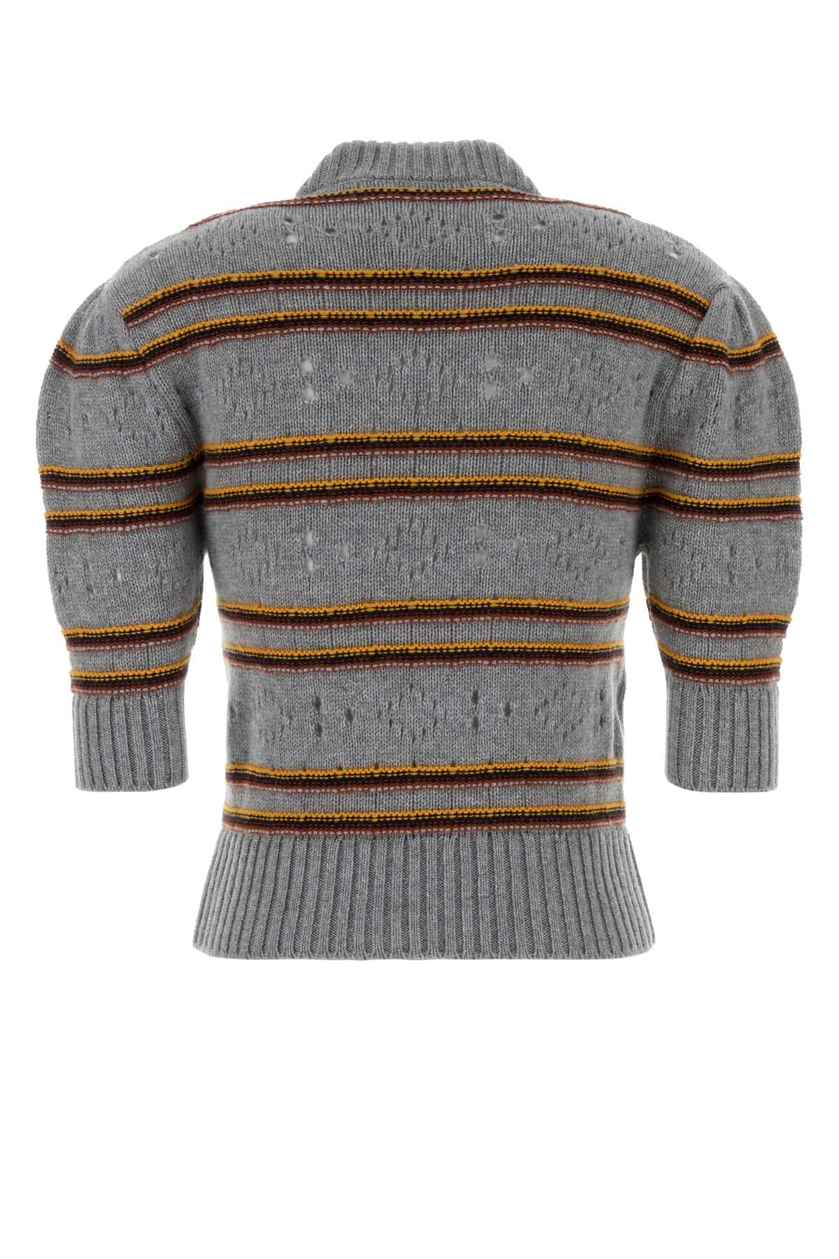 Embroidered cashmere sweater - мініатюра 2