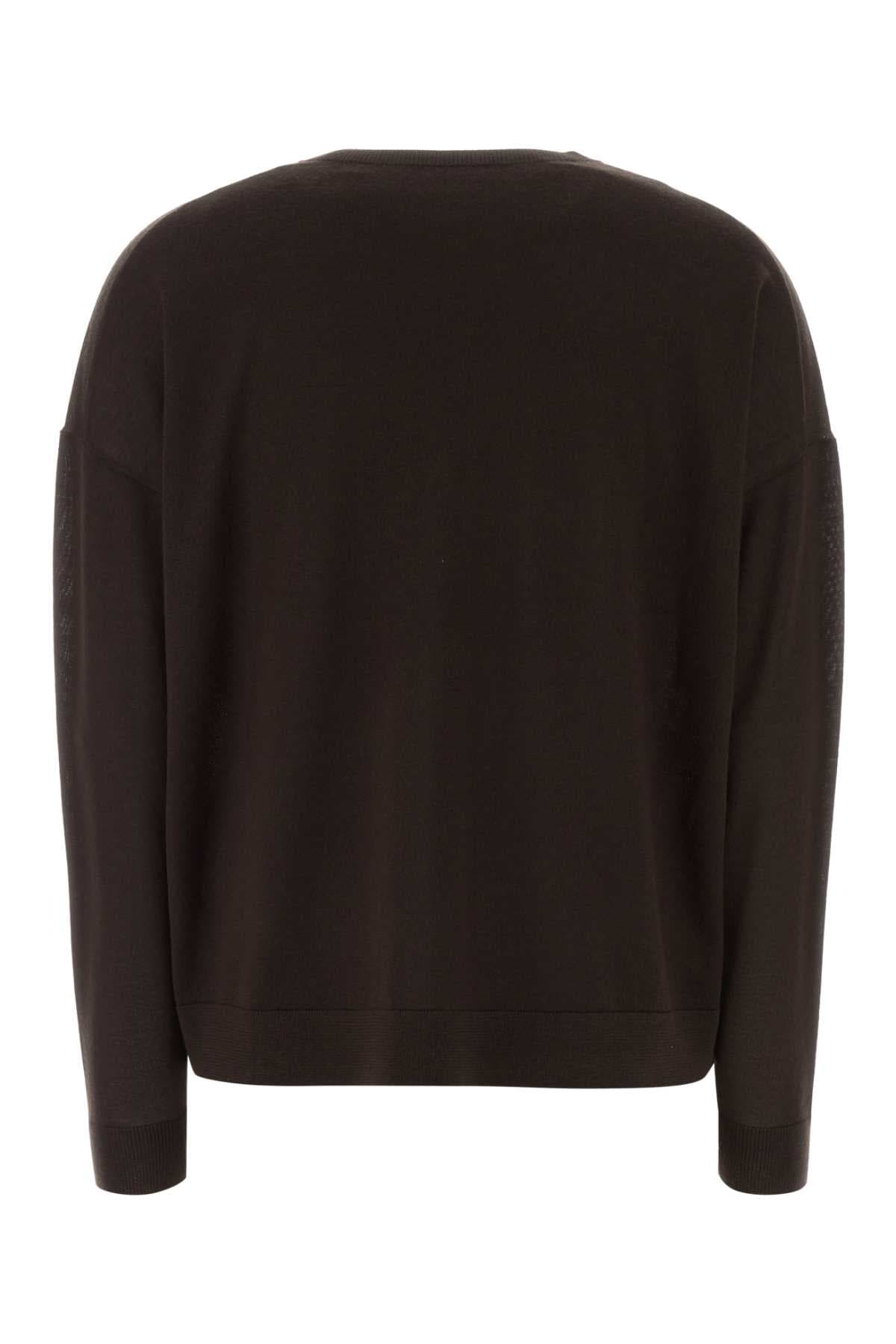 Chocolate cashmere sweater - мініатюра 2
