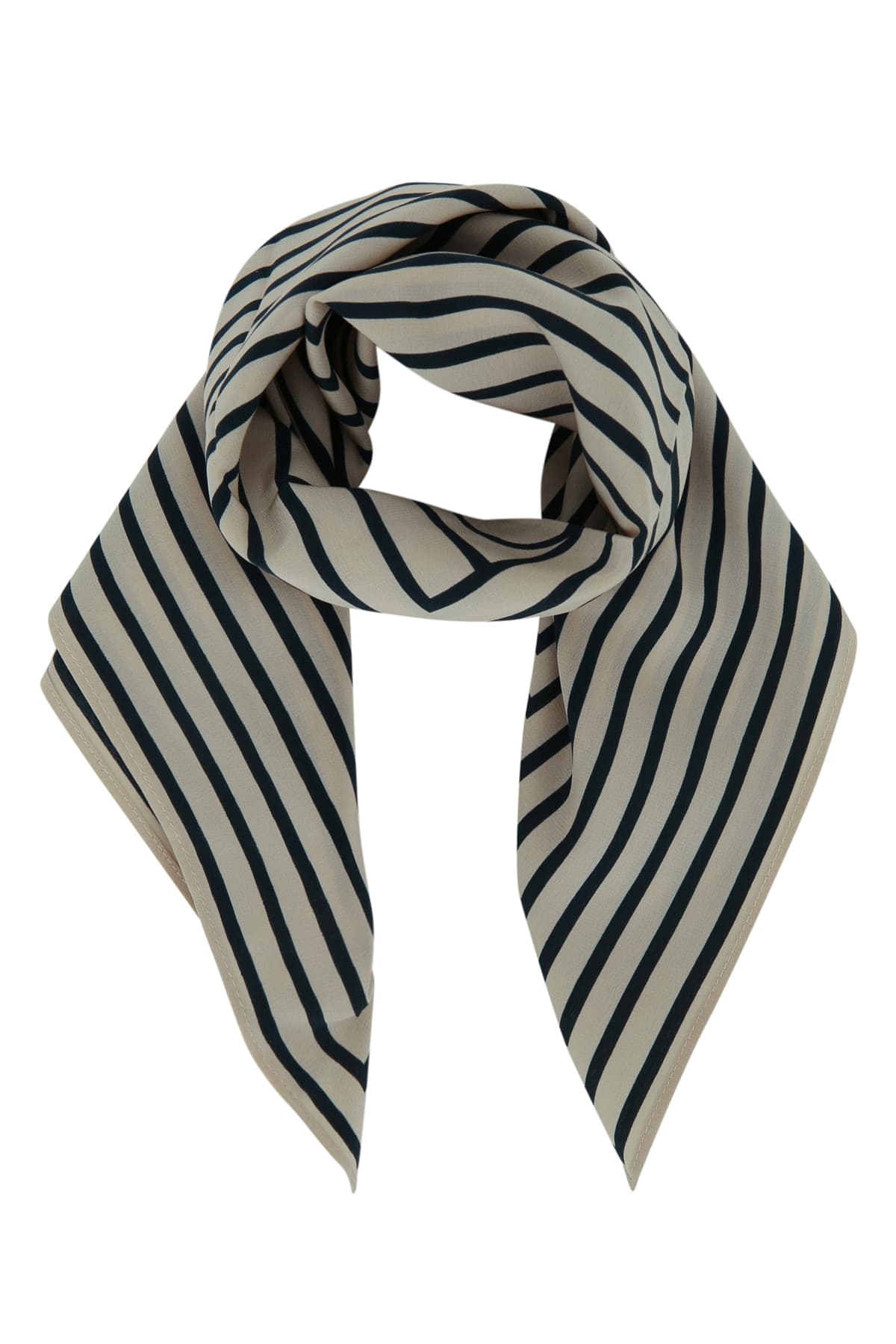 Signature monogram silk scarf