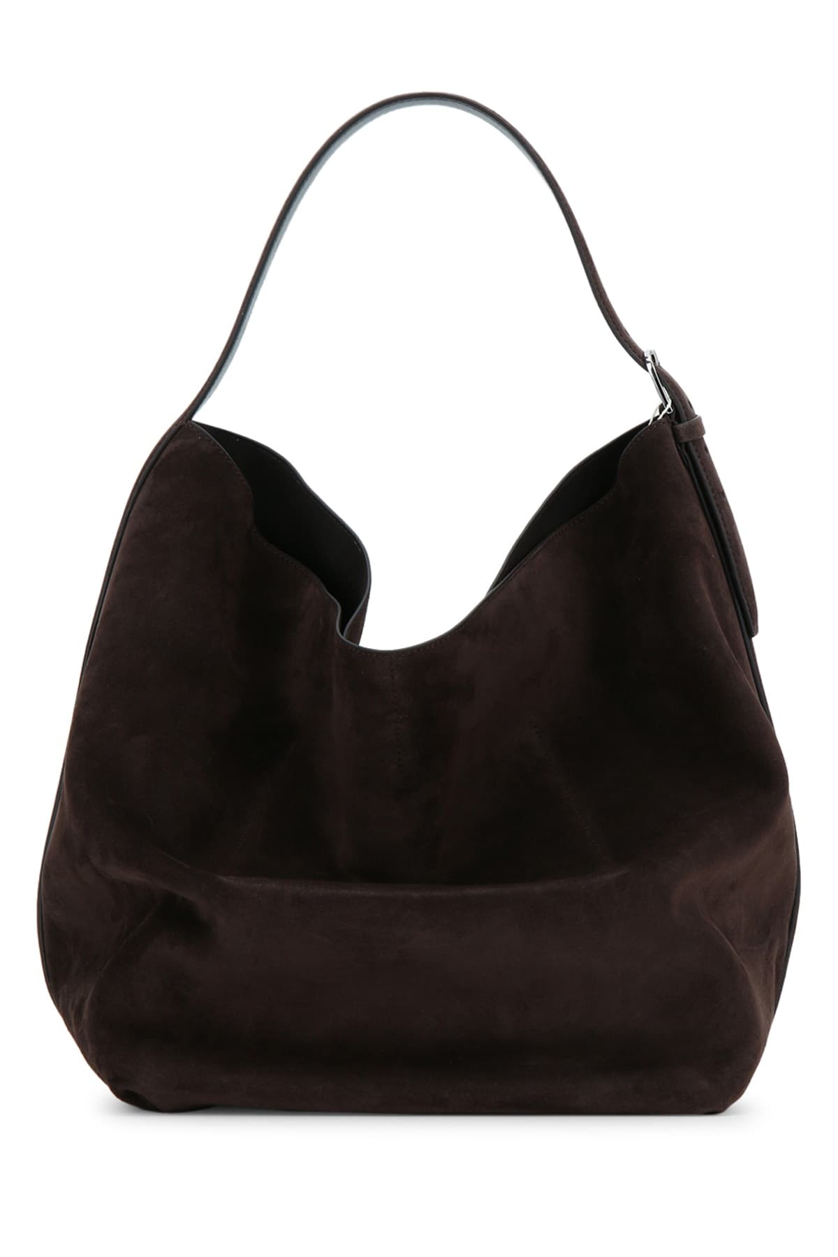 BELTED SUEDE TOTE