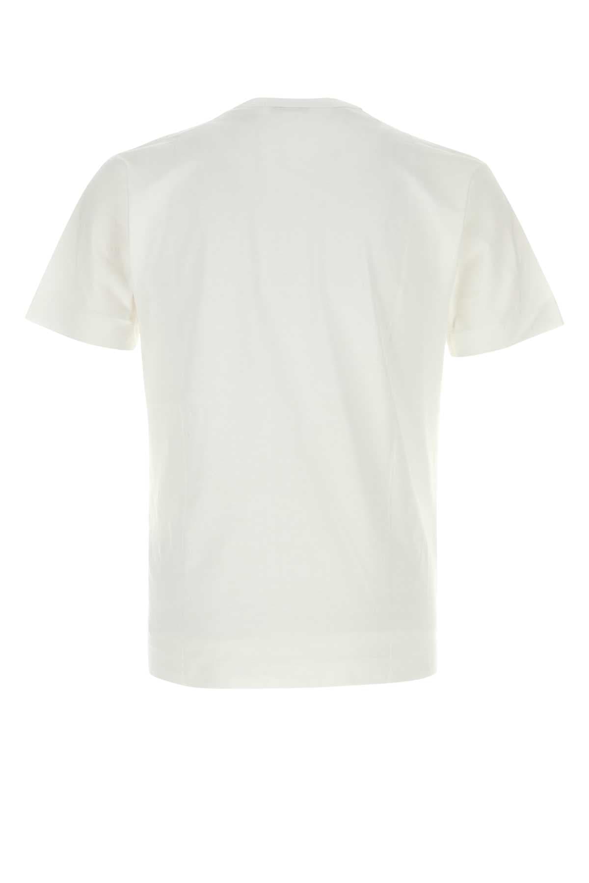 White cotton t-shirt - мініатюра 2