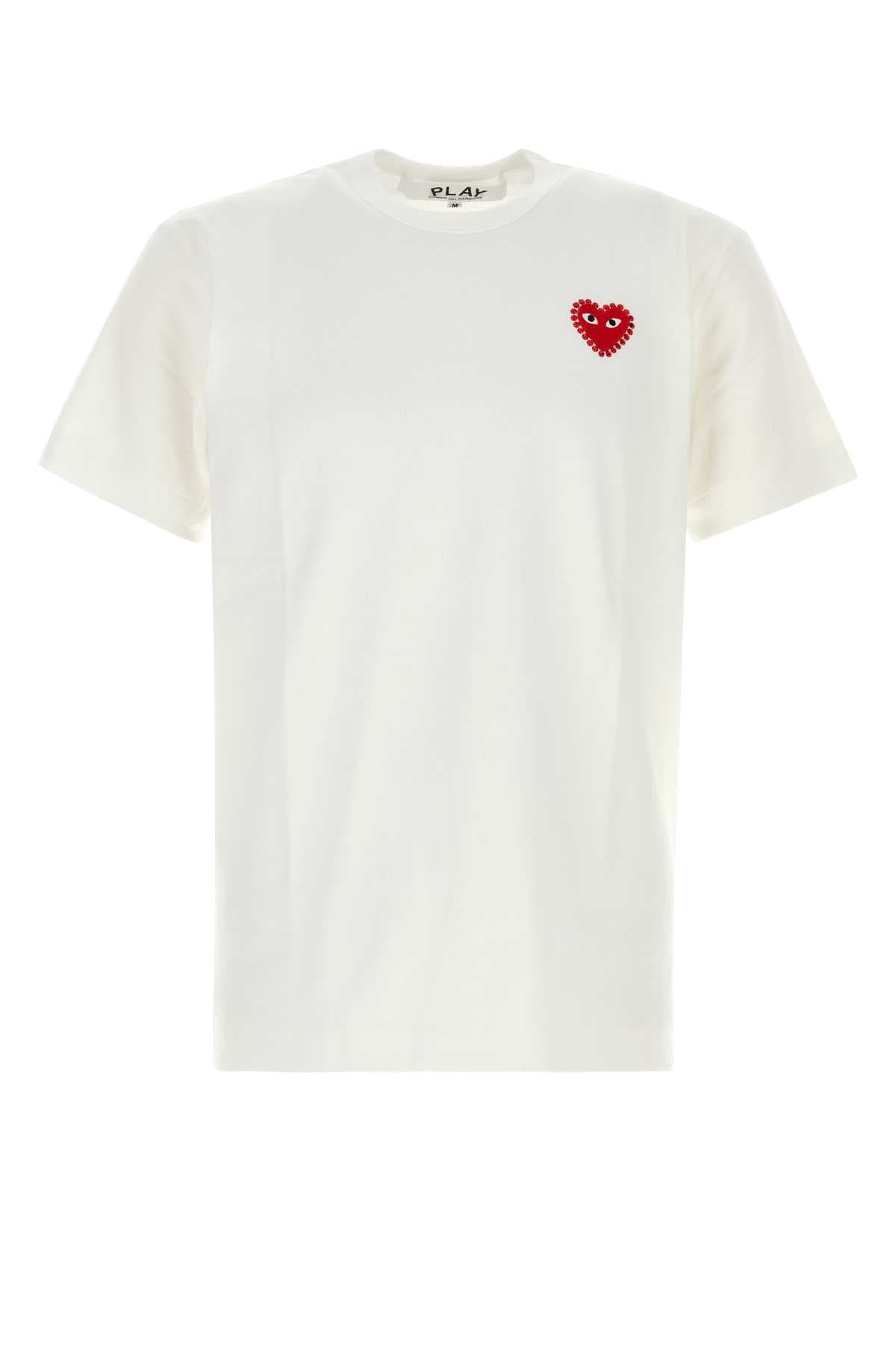 White cotton t-shirt