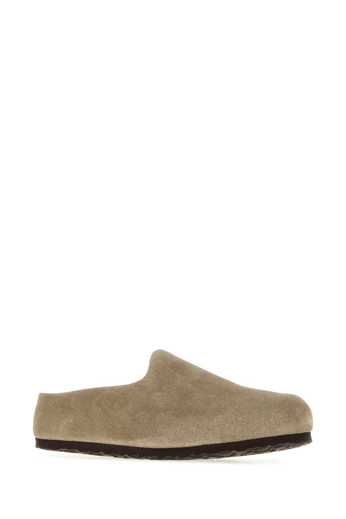 Dove grey suede Amsterdam slippers - мініатюра 2