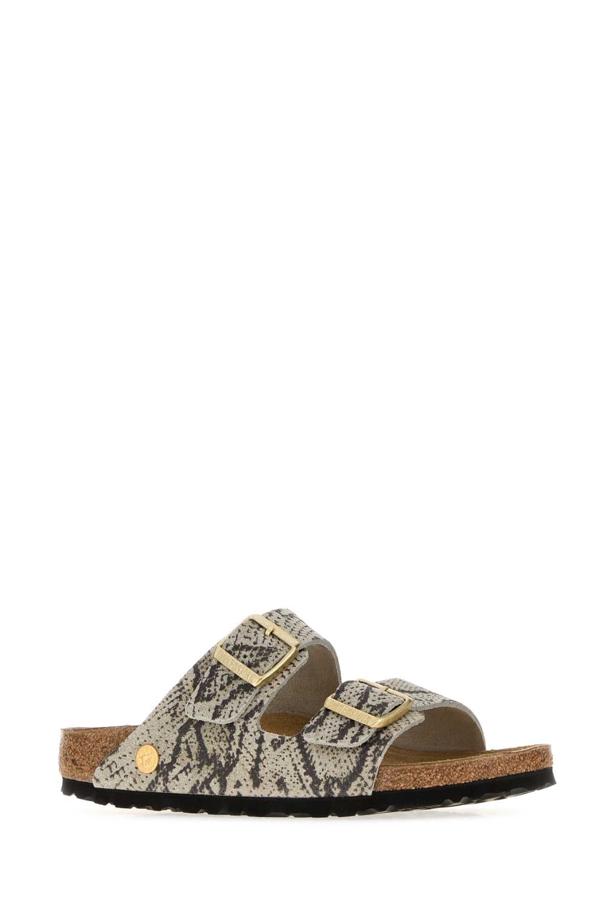Printed suede Arizona slippers - мініатюра 2