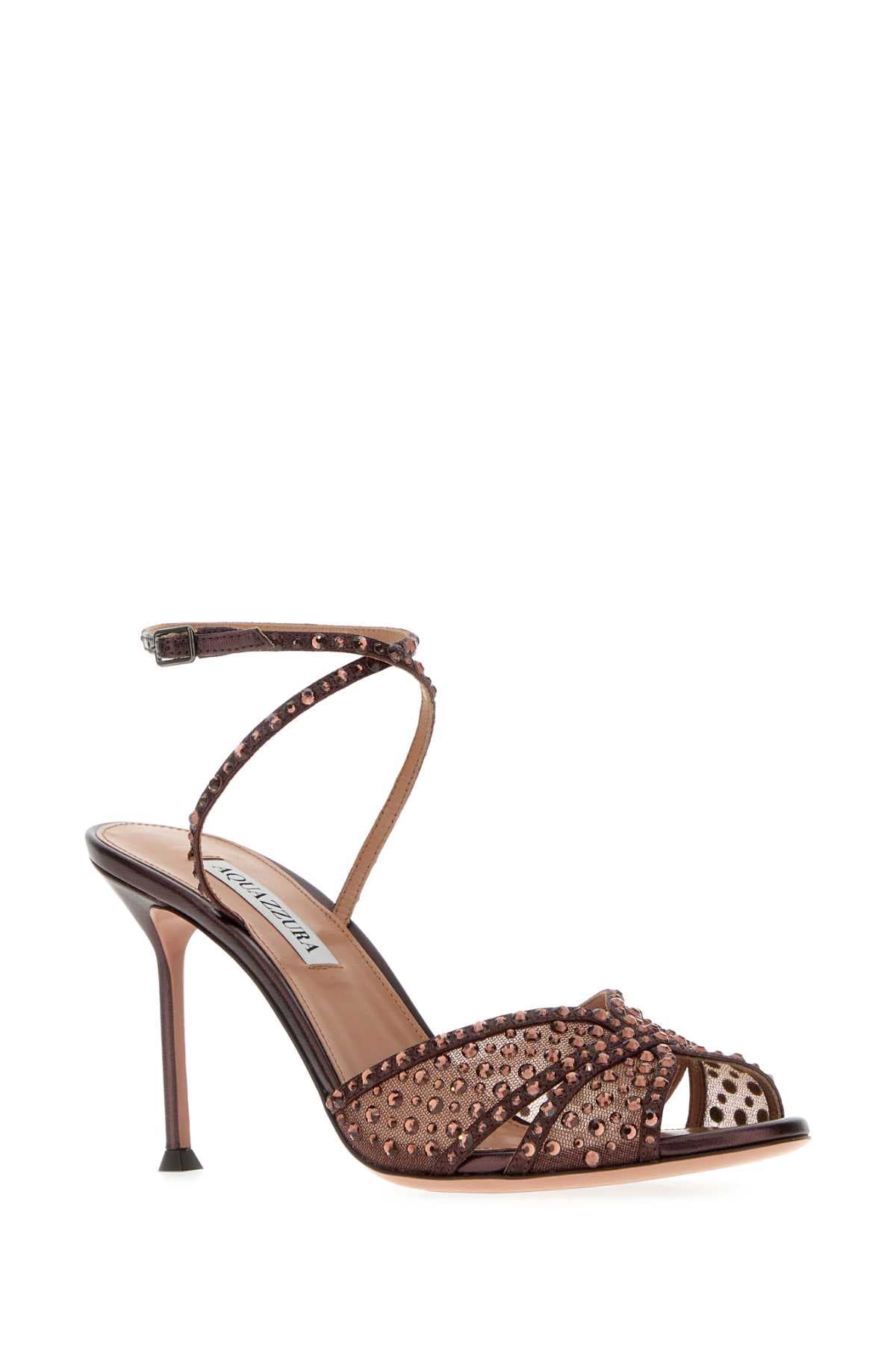 Embellished tulle Lover sandals - мініатюра 2