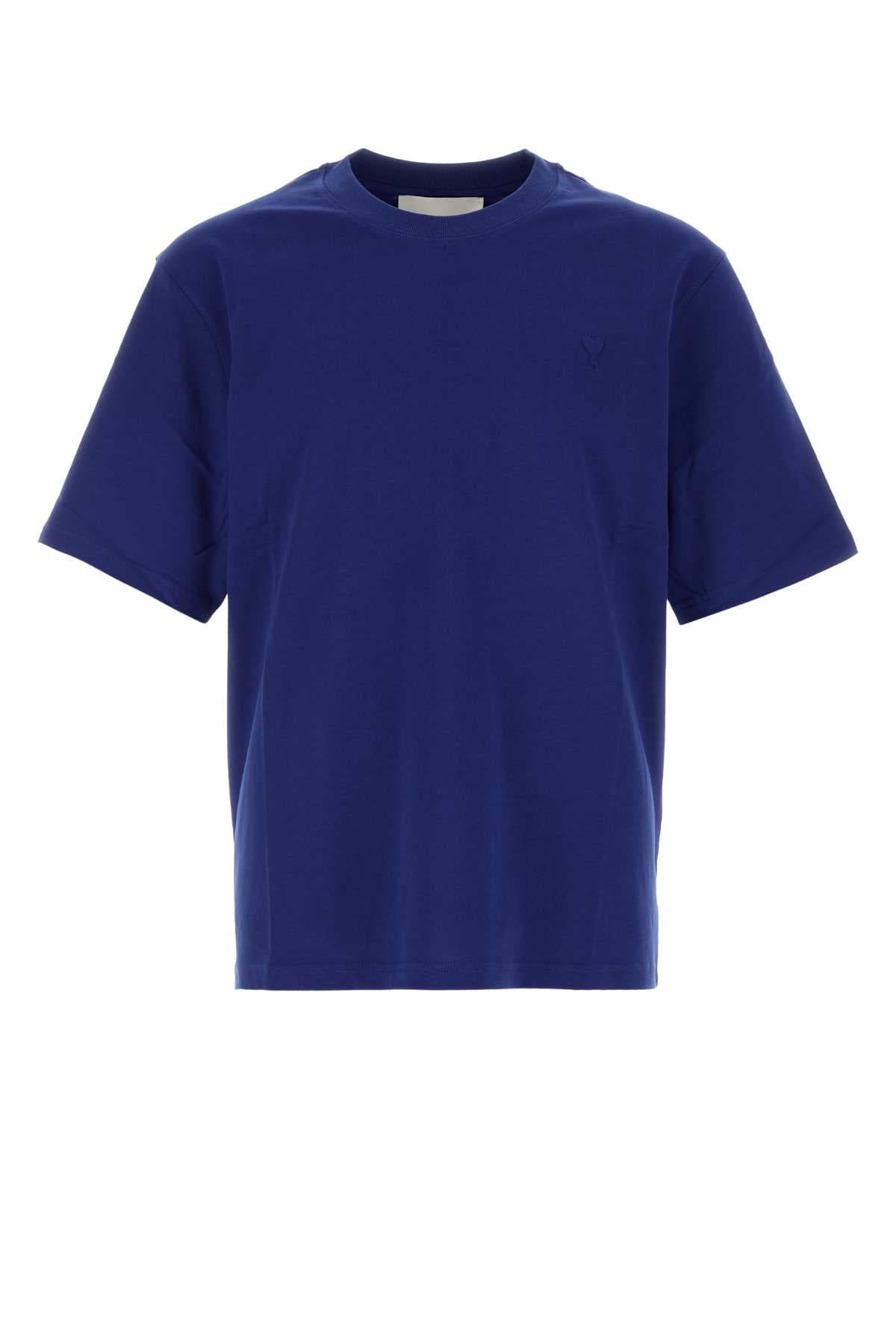 Blue cotton t-shirt