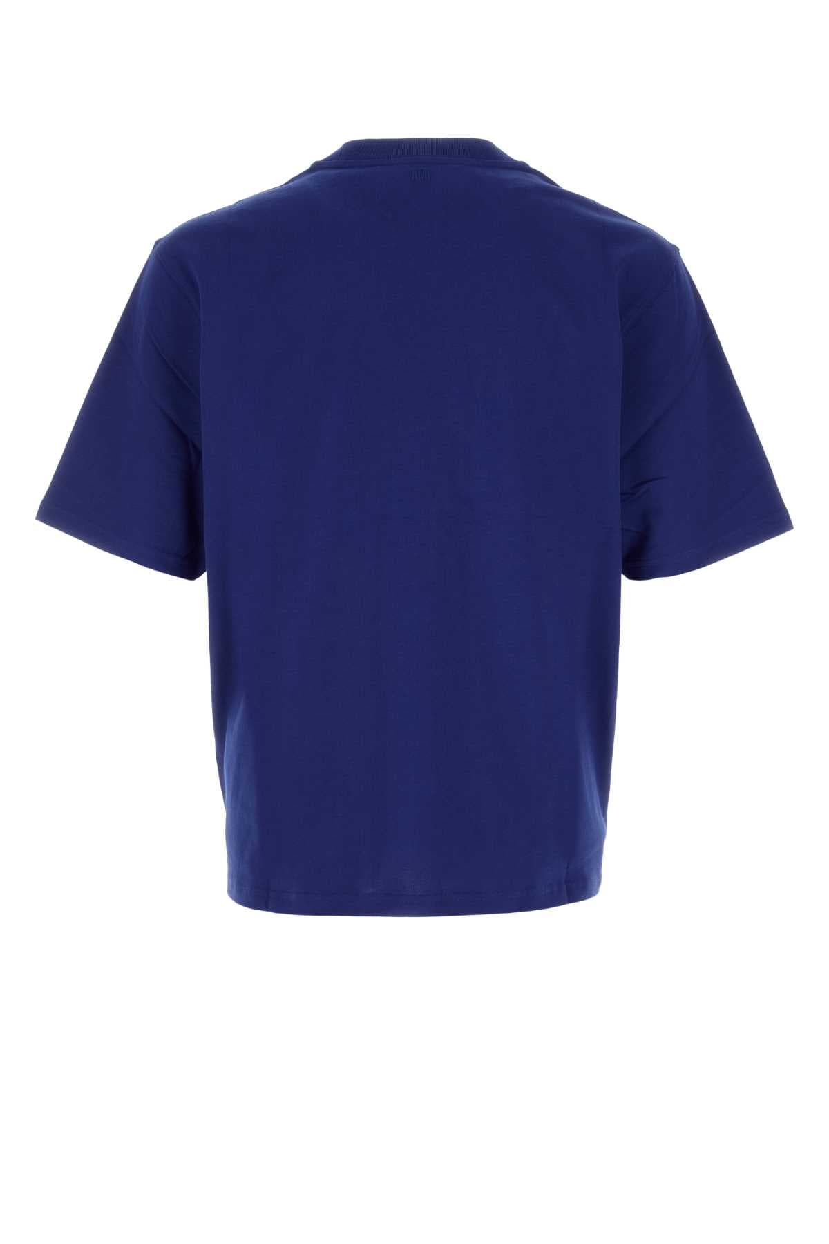 Blue cotton t-shirt - мініатюра 2