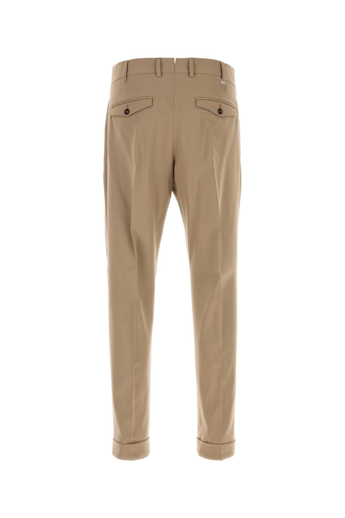 Beige stretch wool pant - мініатюра 2