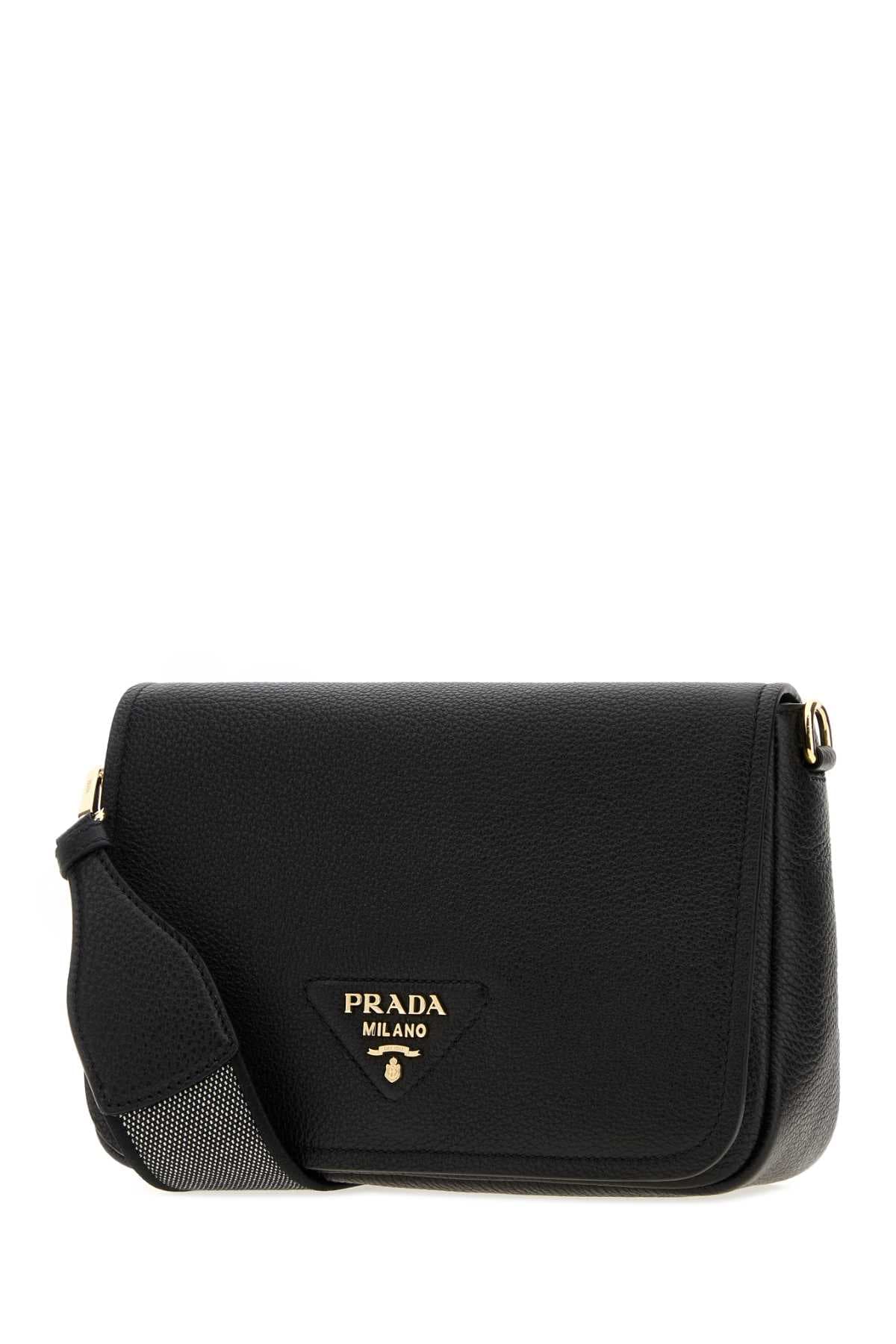 Black leather crossbody bag - мініатюра 2