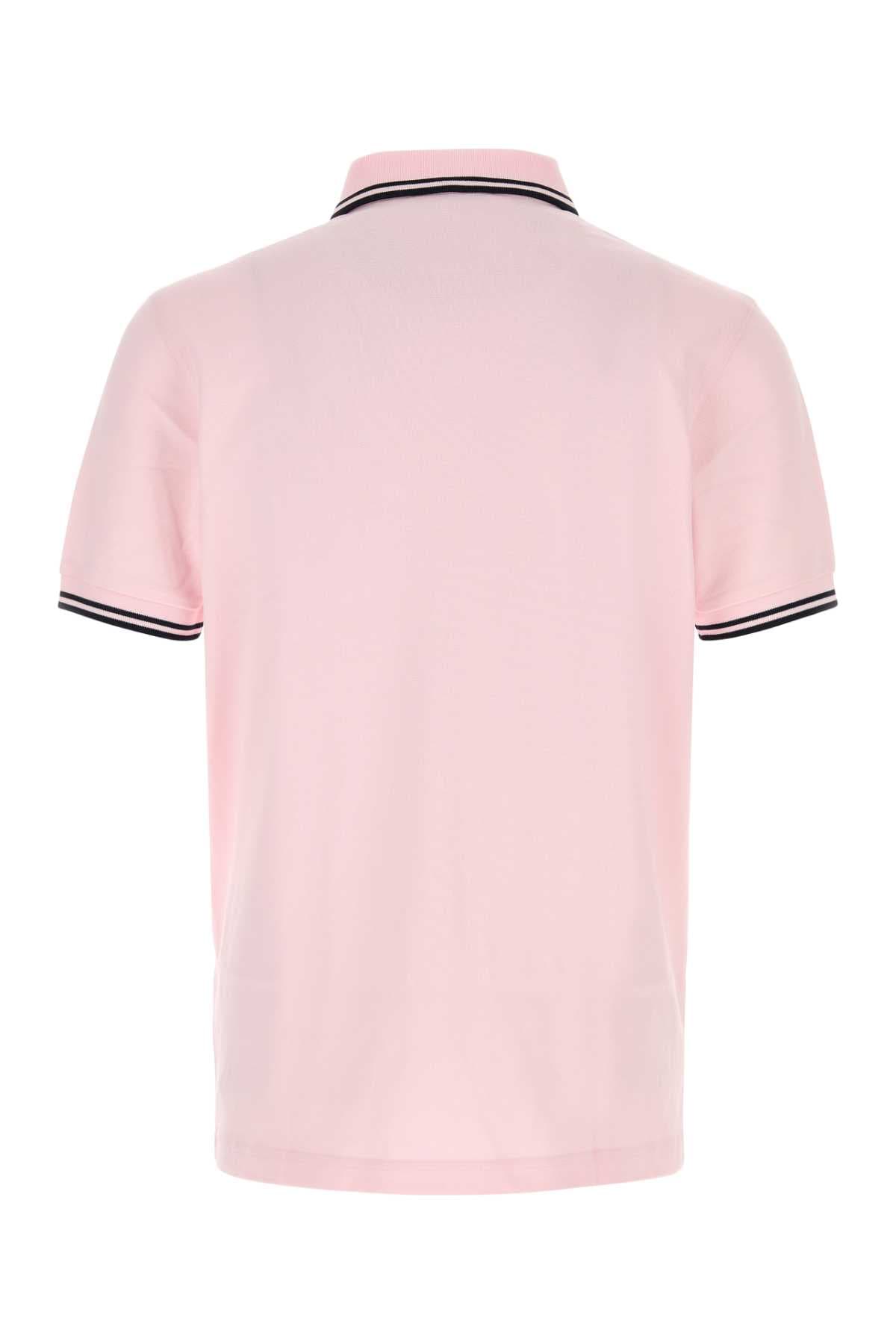 Light pink piquet polo shirt - мініатюра 2