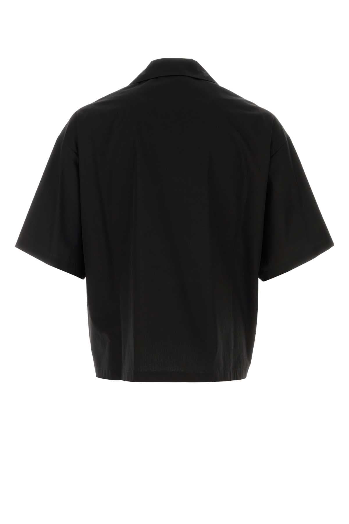 Black poplin shirt - мініатюра 2