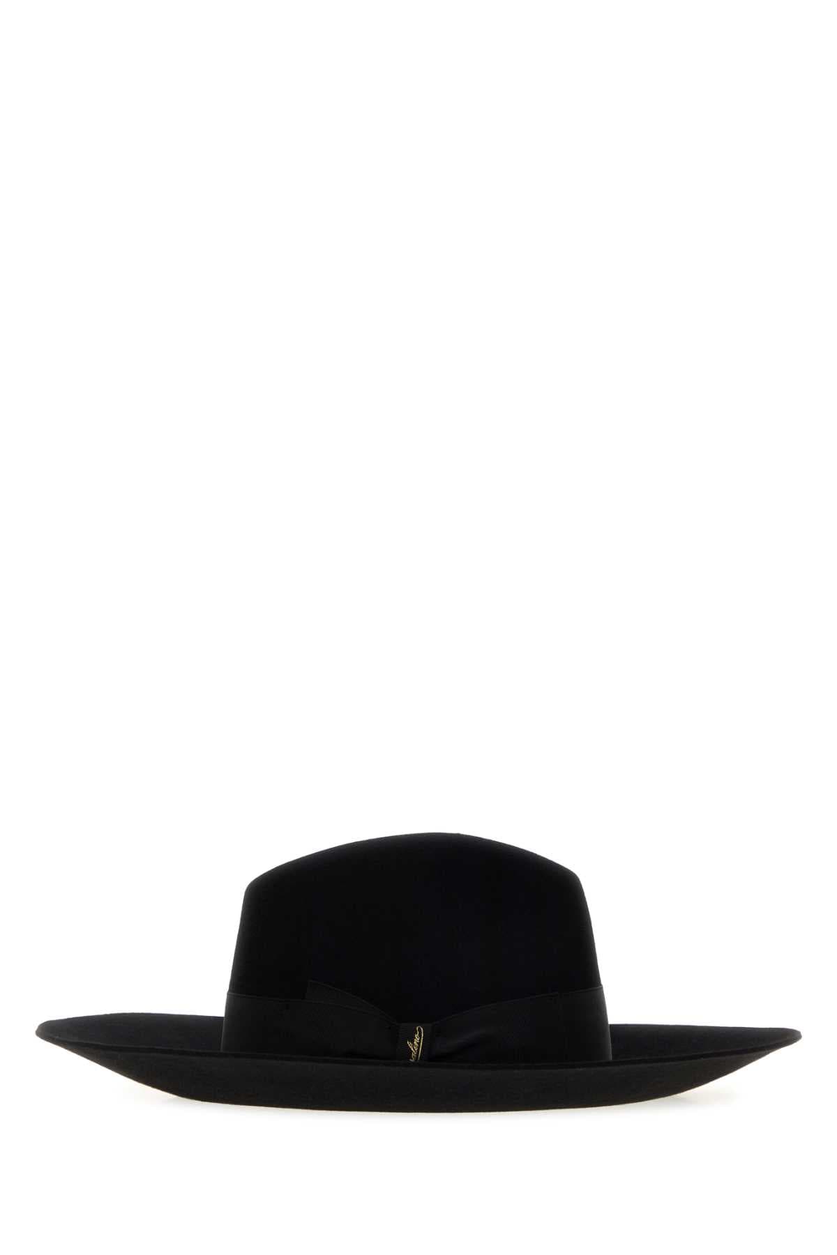 Black felt Sophie hat - мініатюра 2