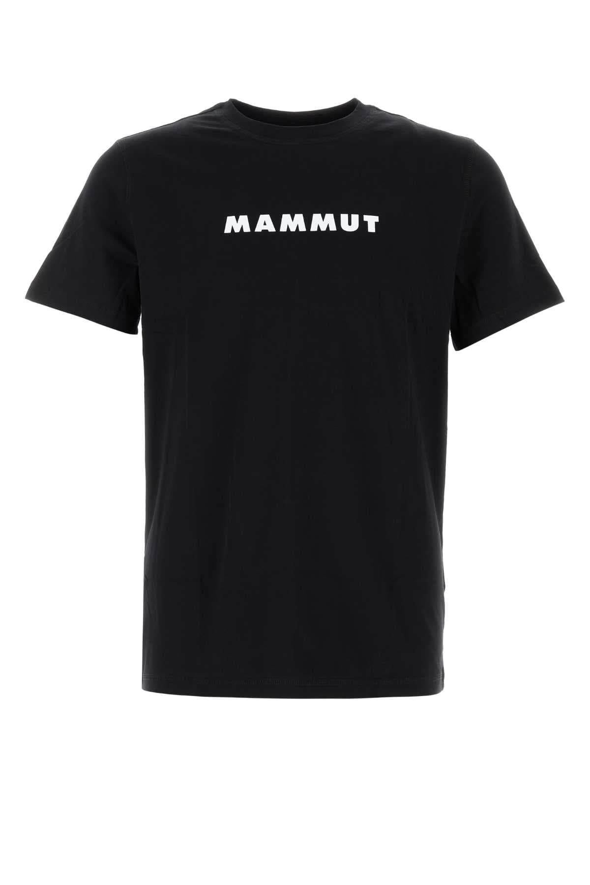Black cotton t-shirt