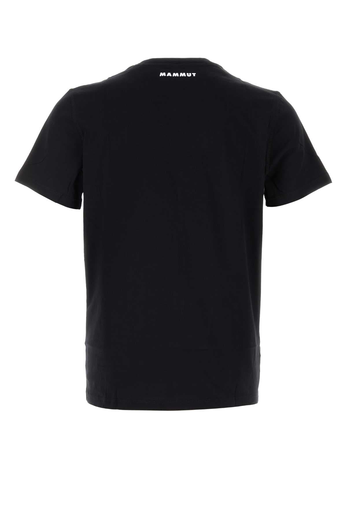 Black cotton t-shirt - мініатюра 2