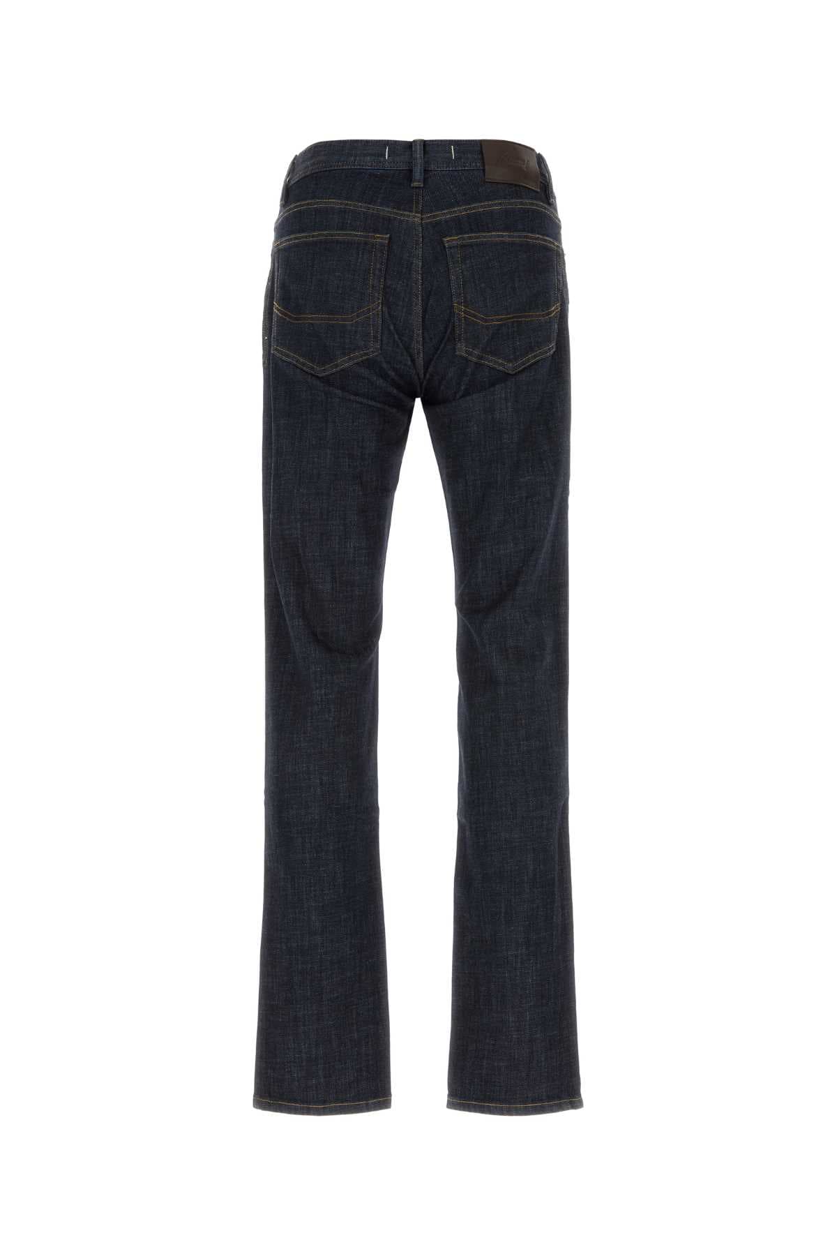 Dark blue stretch denim jeans - мініатюра 2