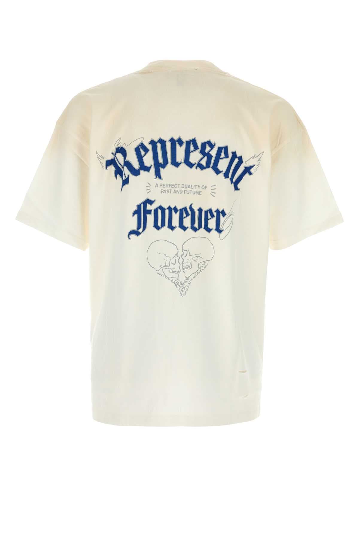 White cotton t-shirt - мініатюра 2