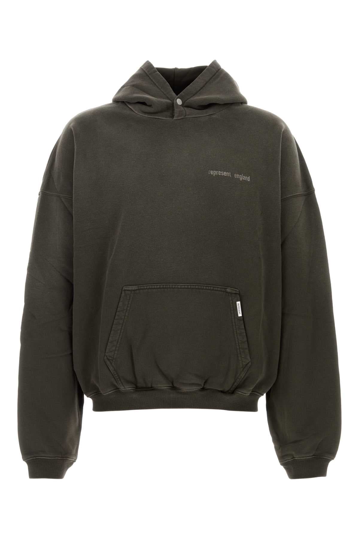 Dark grey cotton sweatshirt