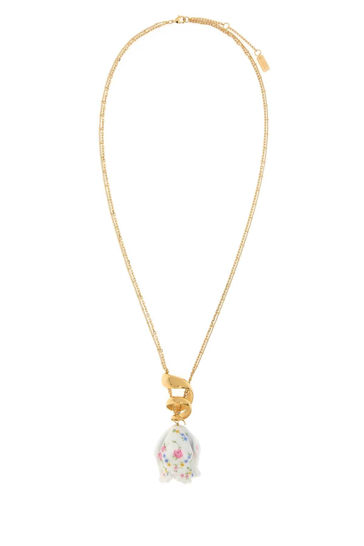 Gold metal Chloé Bloomcraft necklace