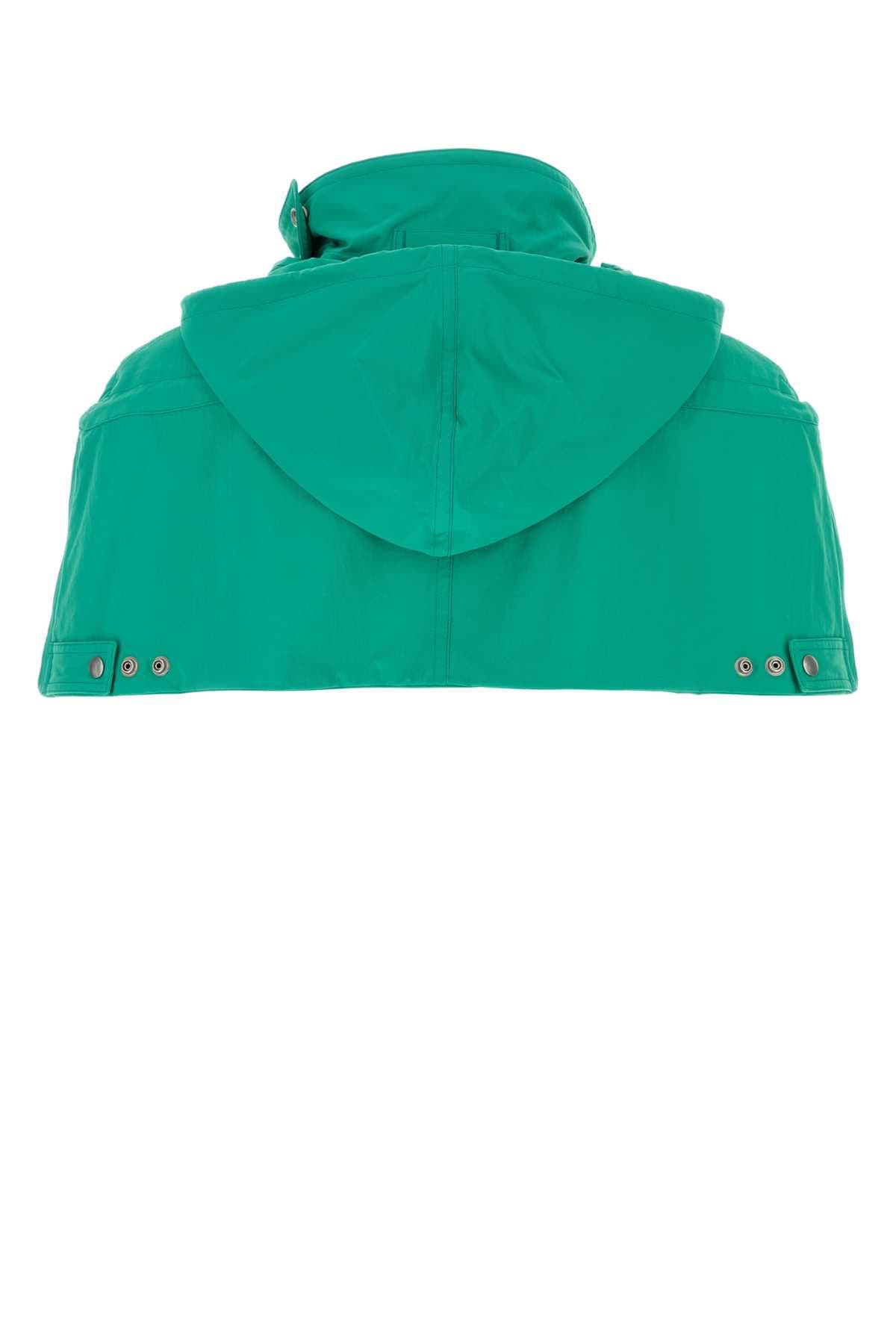 Green nylon cape - мініатюра 2
