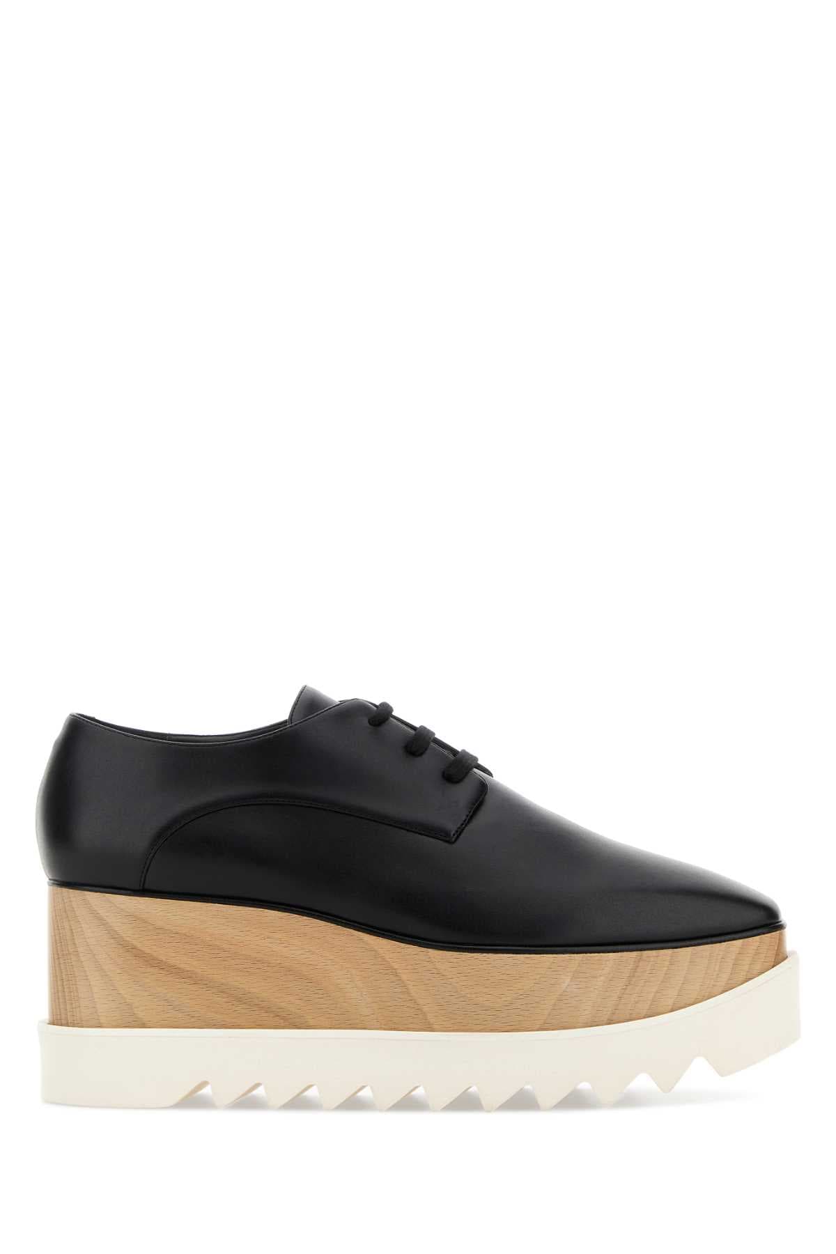 Black alter mat Elyse lace-up shoes