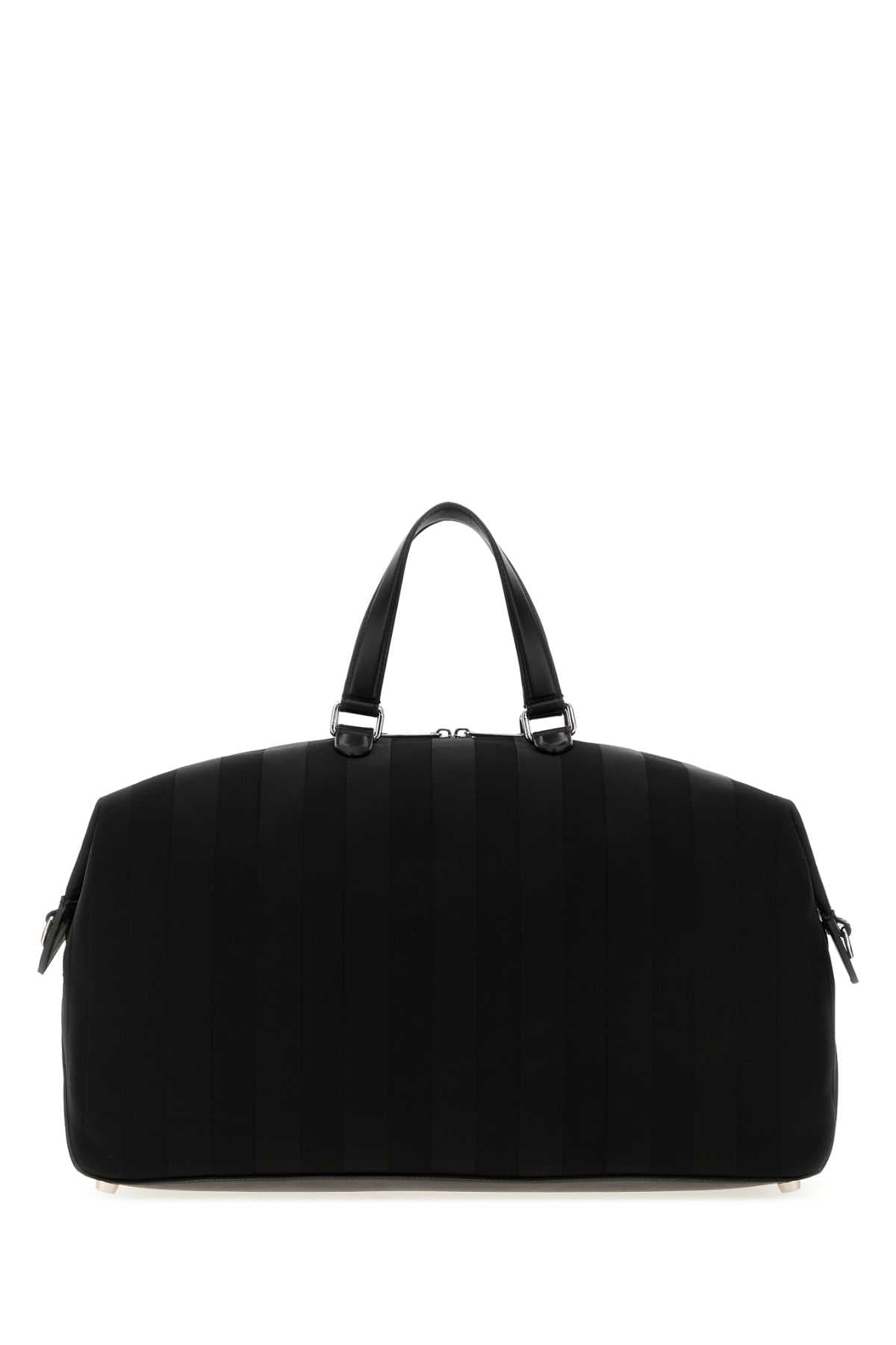 Black canvas Fendi Lui 48 travel bag