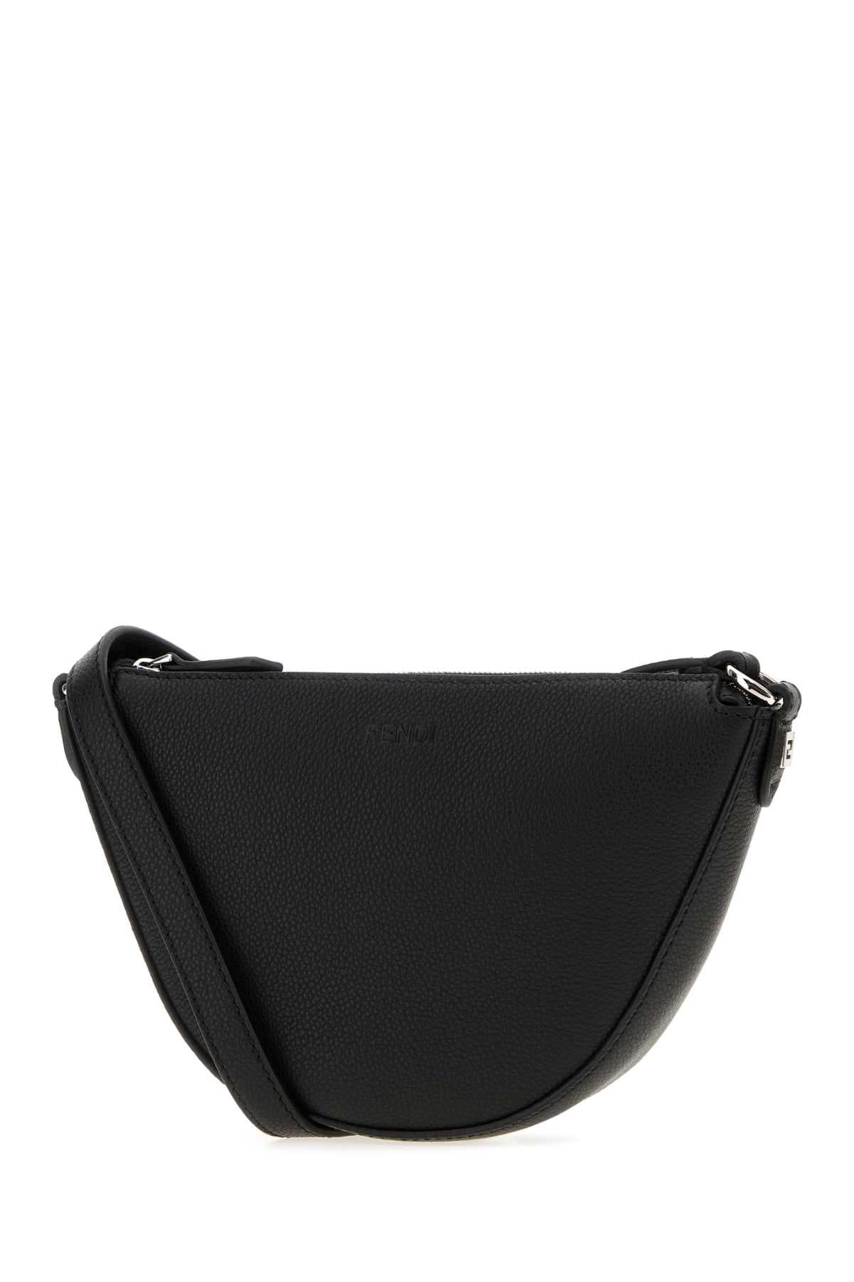 Black leather mini Fendi Melon crossbody bag - мініатюра 2