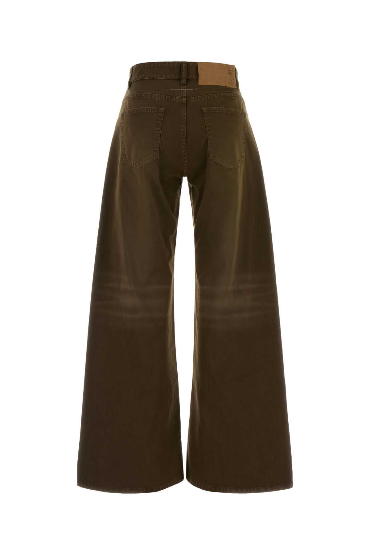 Khaki denim jeans - мініатюра 2