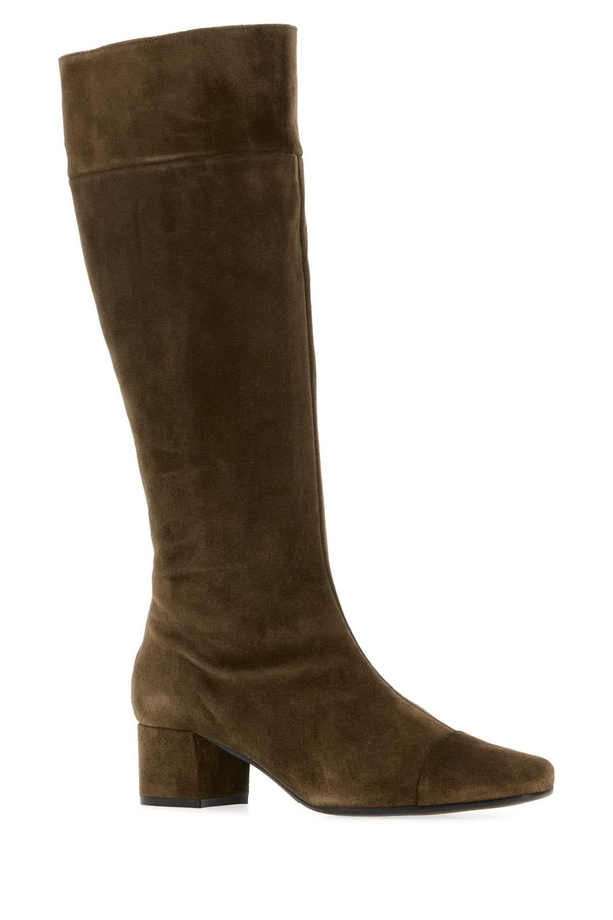 Brown suede Malaga boots - мініатюра 2