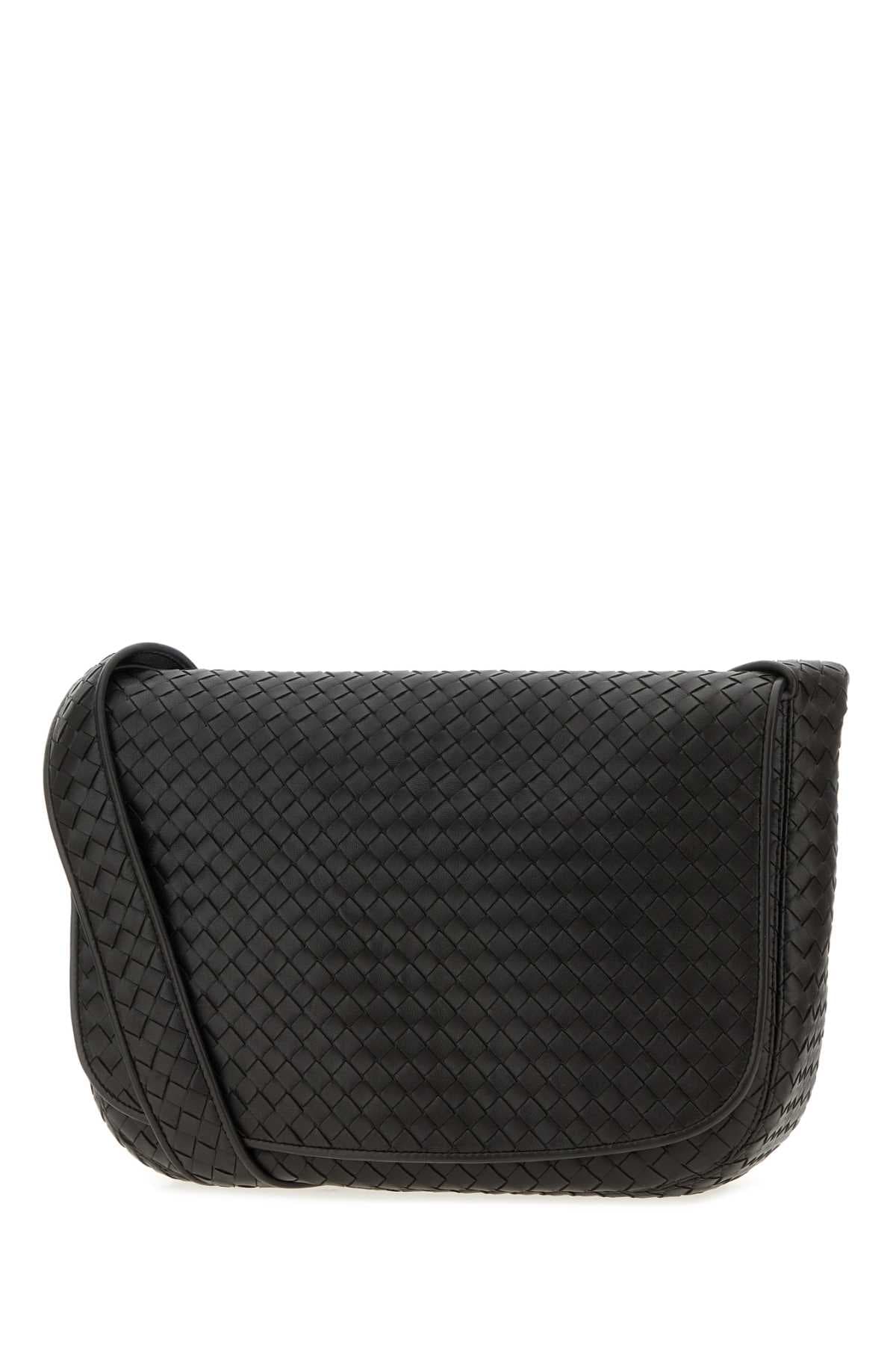 Dark brown leather crossbody bag - мініатюра 2