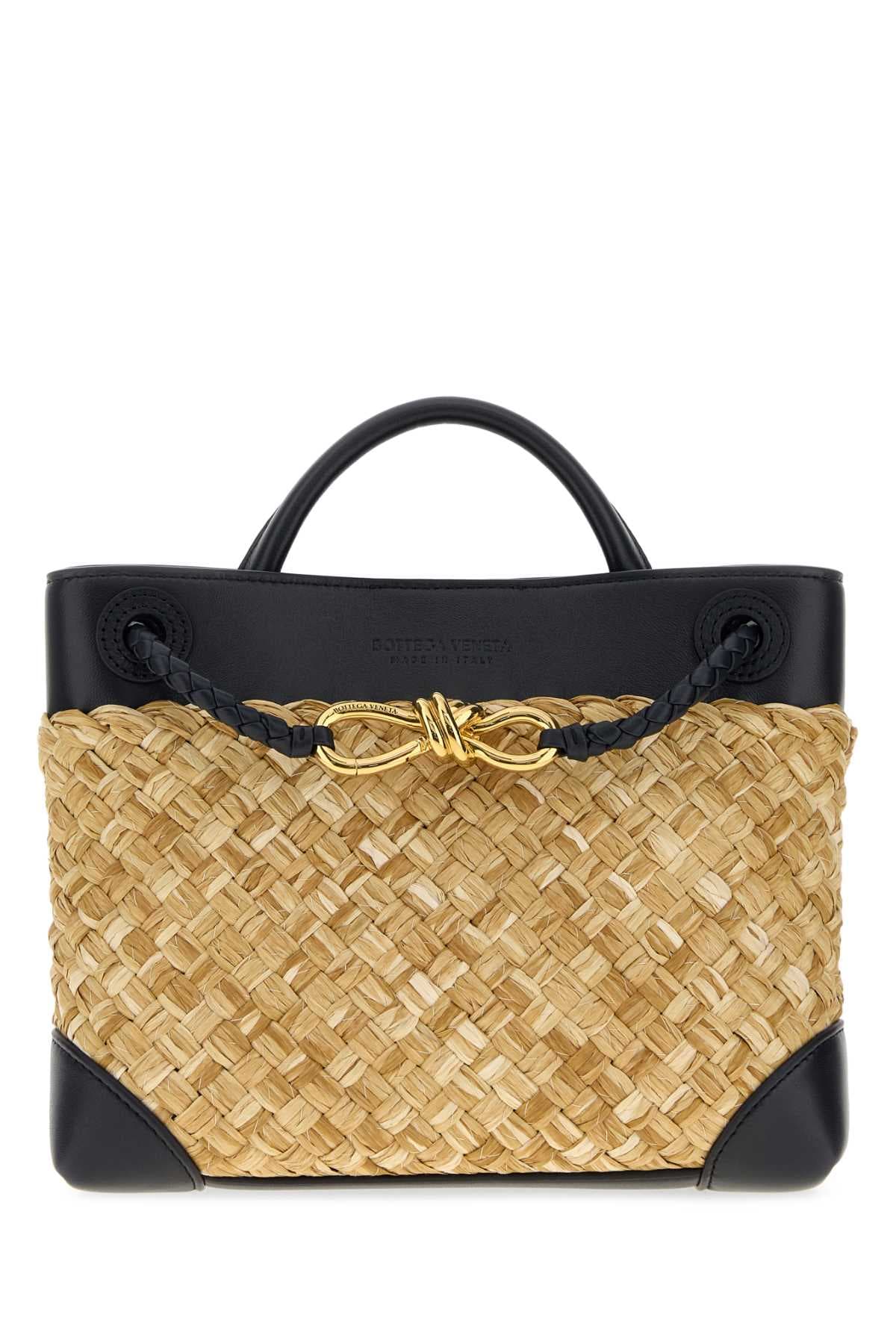 Raffia small Andiamo handbag
