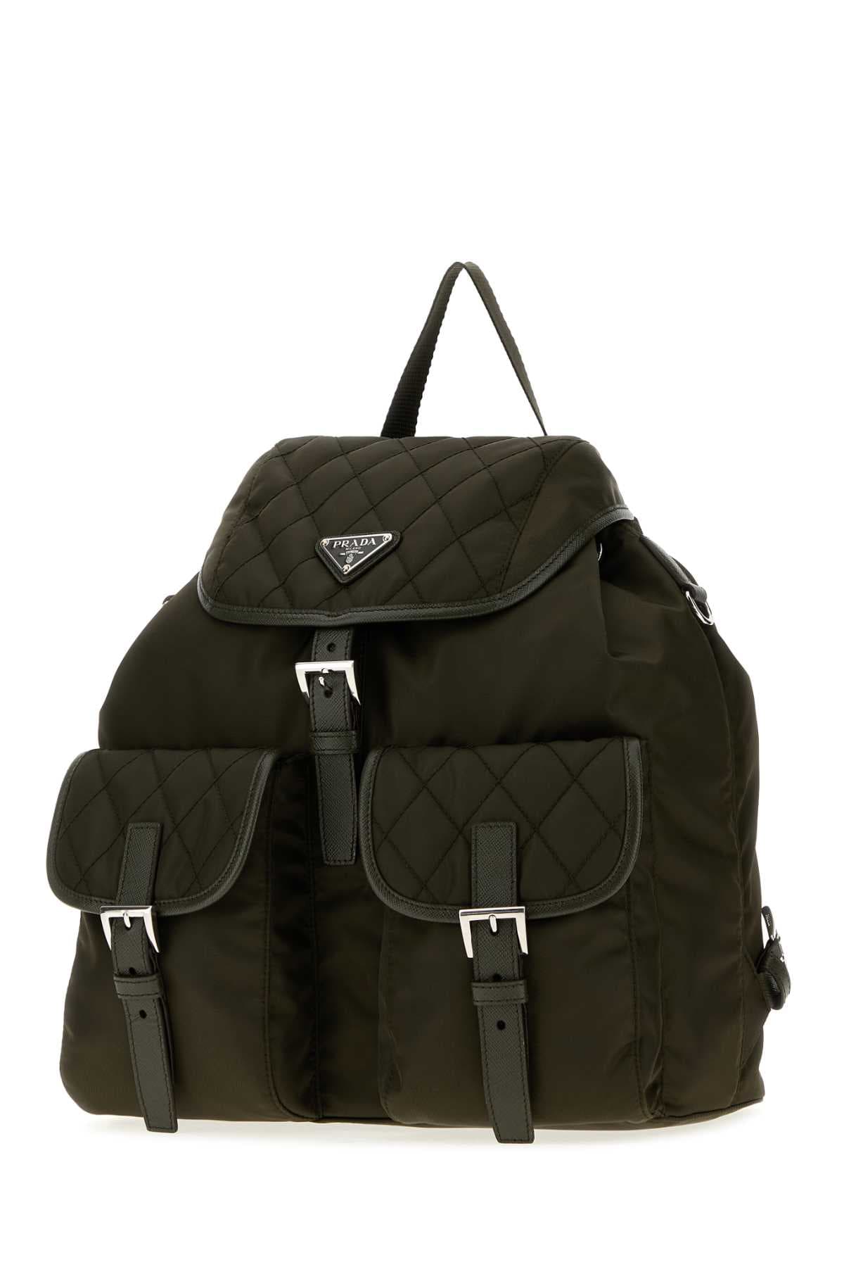 Olive geren Re-Nylon backpack - мініатюра 2
