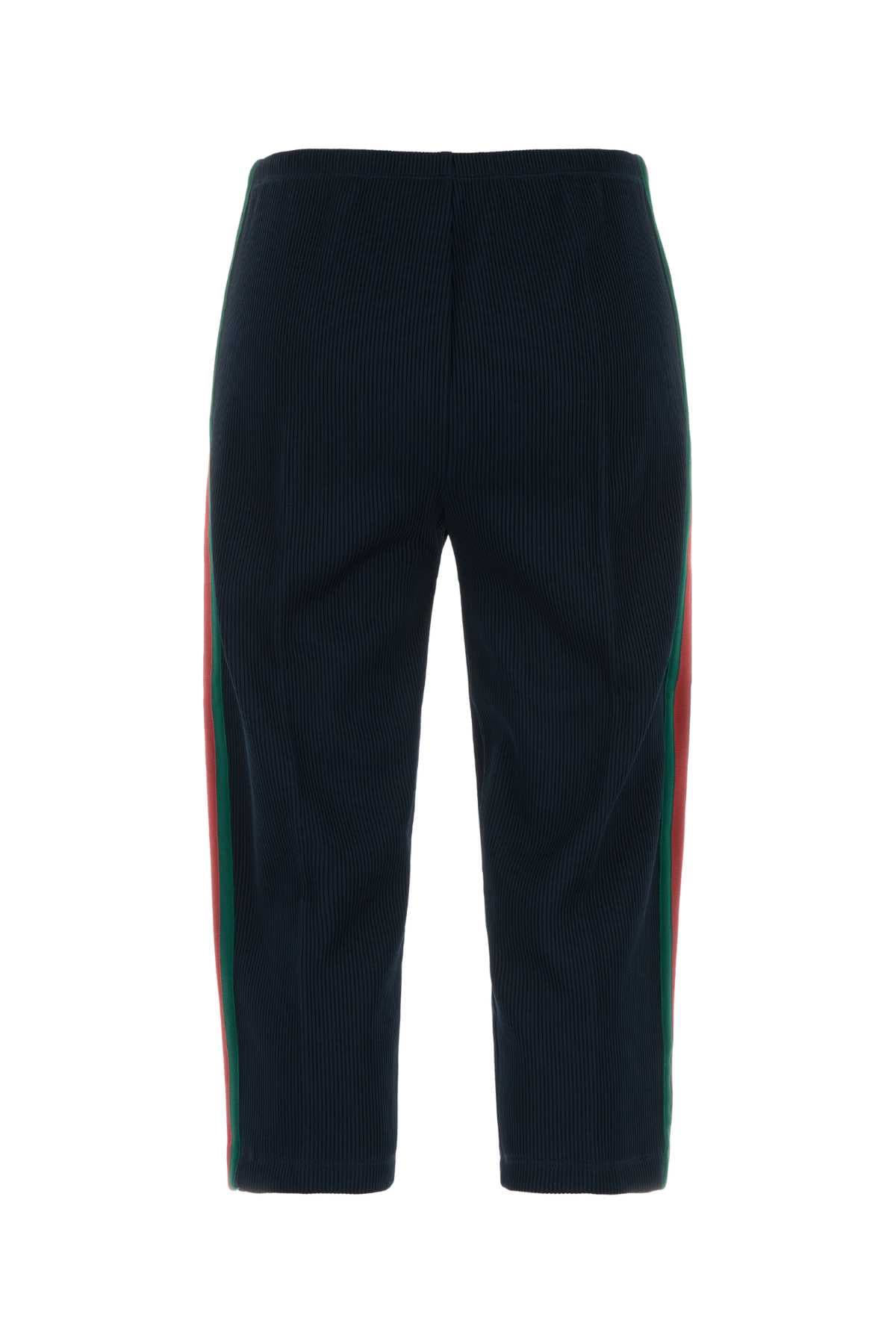 Midnight blue polyester blend leggings - мініатюра 2