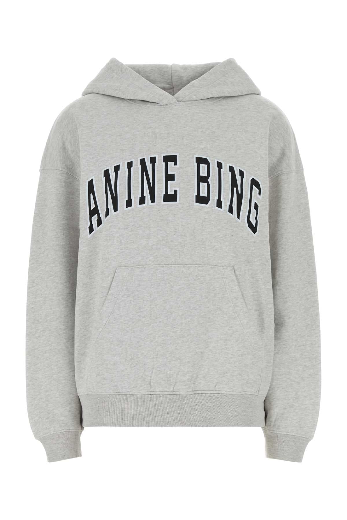 Light grey cotton Harvey oversize sweatshirt