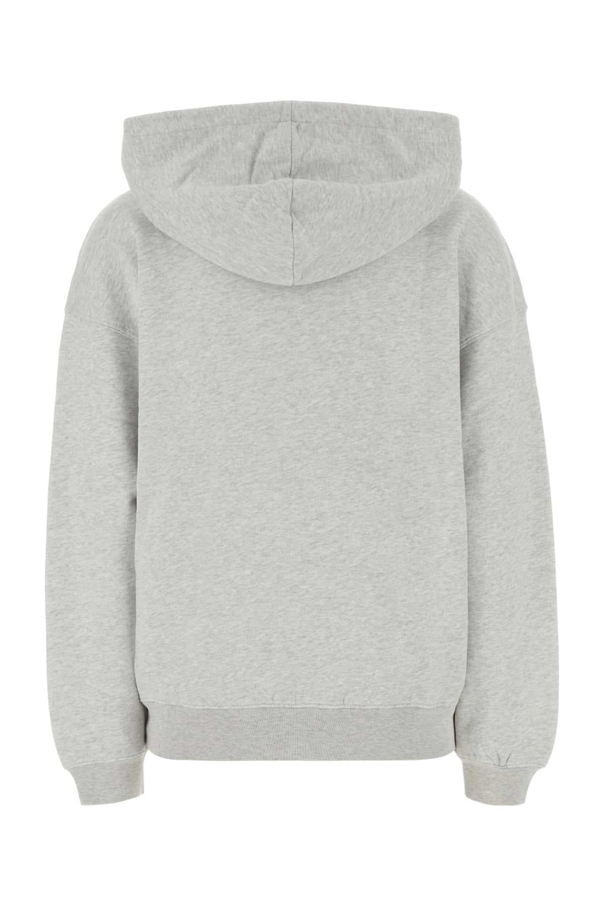 Light grey cotton Harvey oversize sweatshirt - мініатюра 2