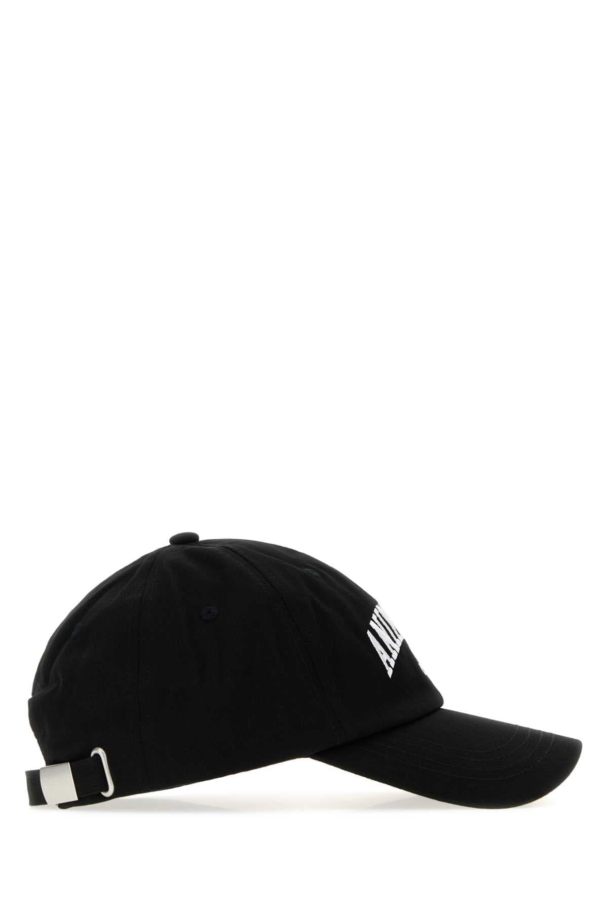 Black cotton Jeremy baseball cap - мініатюра 2