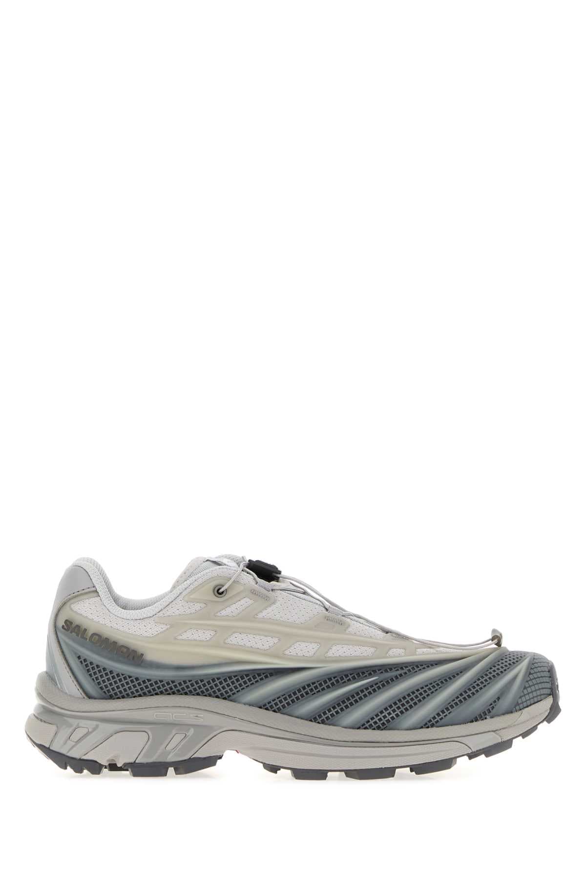 Grey fabric and rubber XT-EVO sneakers